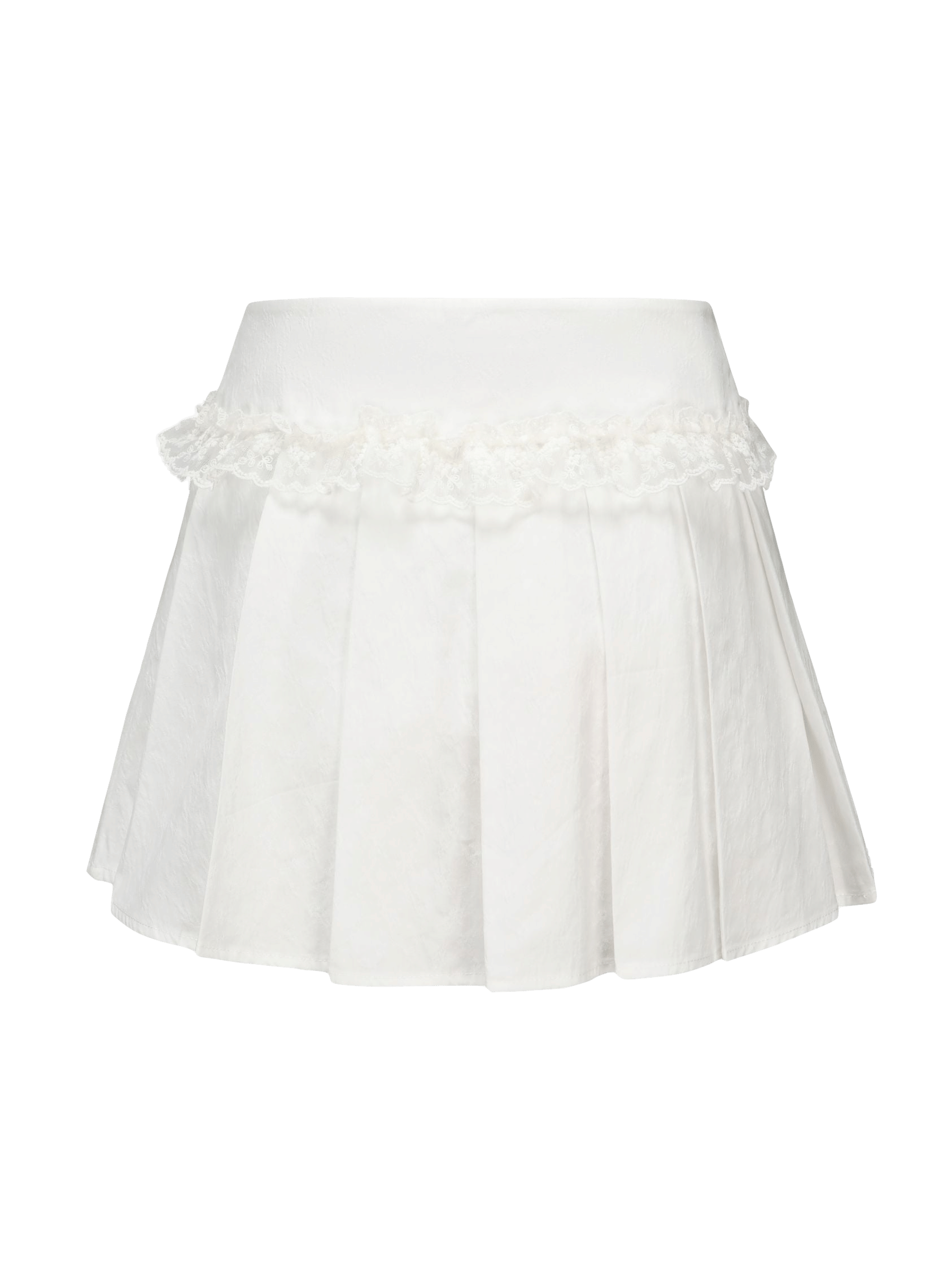 Maddie Lace Skirt in White made by Nana Jacqueline