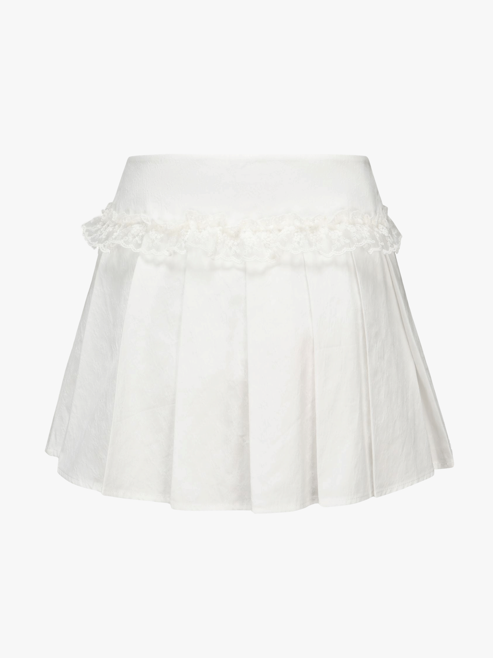 Maddie Lace Skirt in White made by Nana Jacqueline