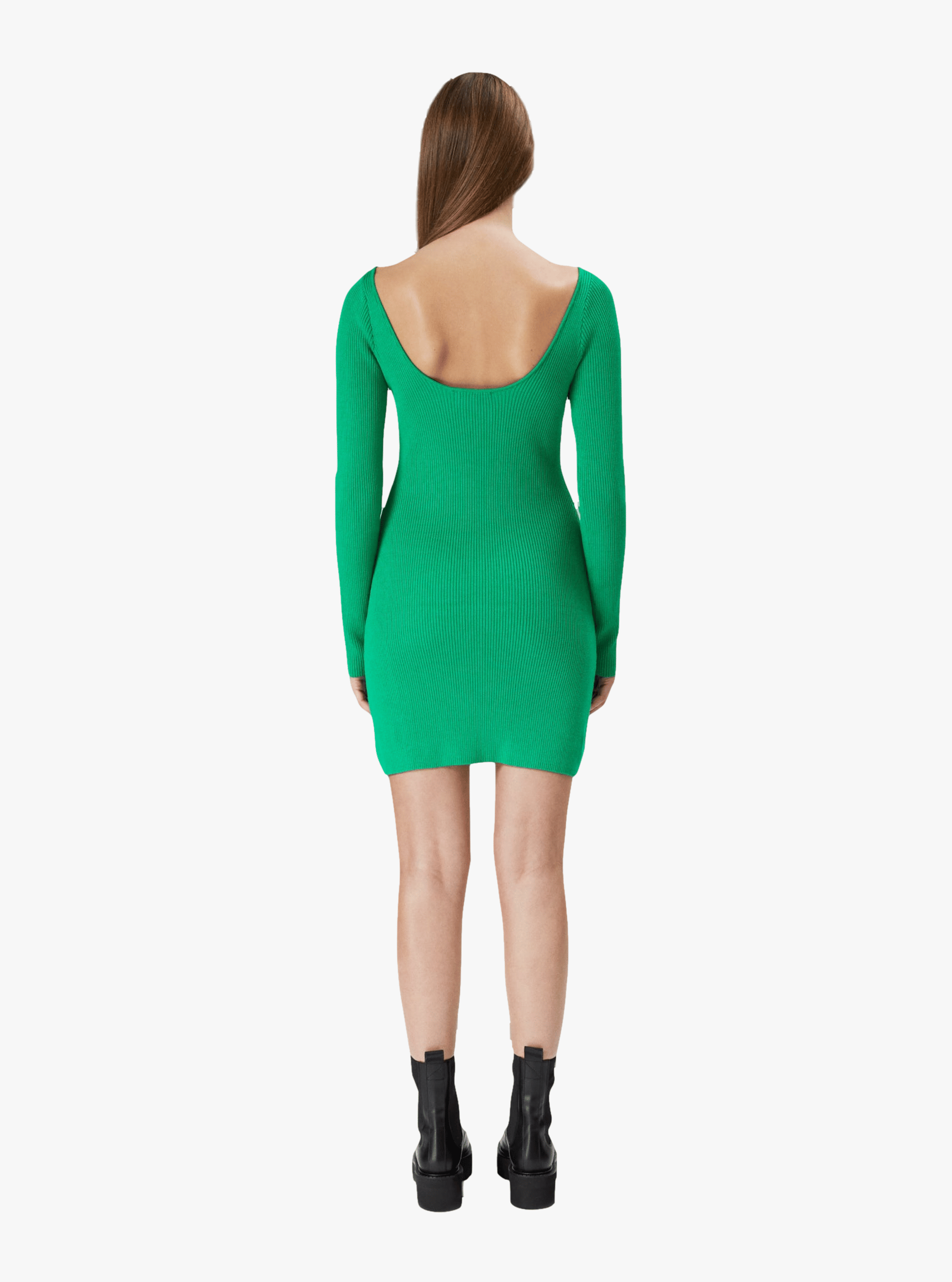 Noomi Dress in Green made by AÉRYNE