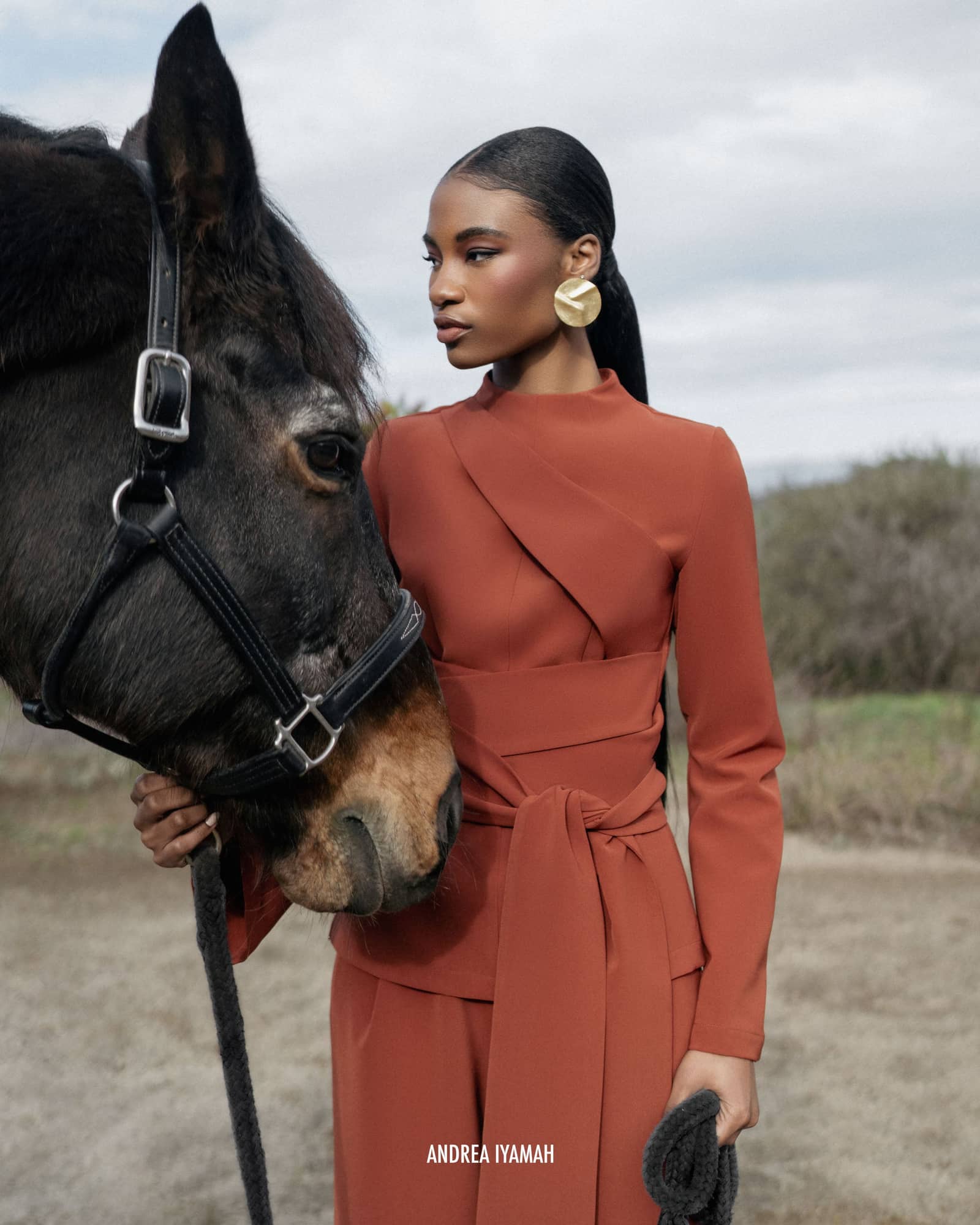 UTA TOP - PUMPKIN made by Andrea Iyamah