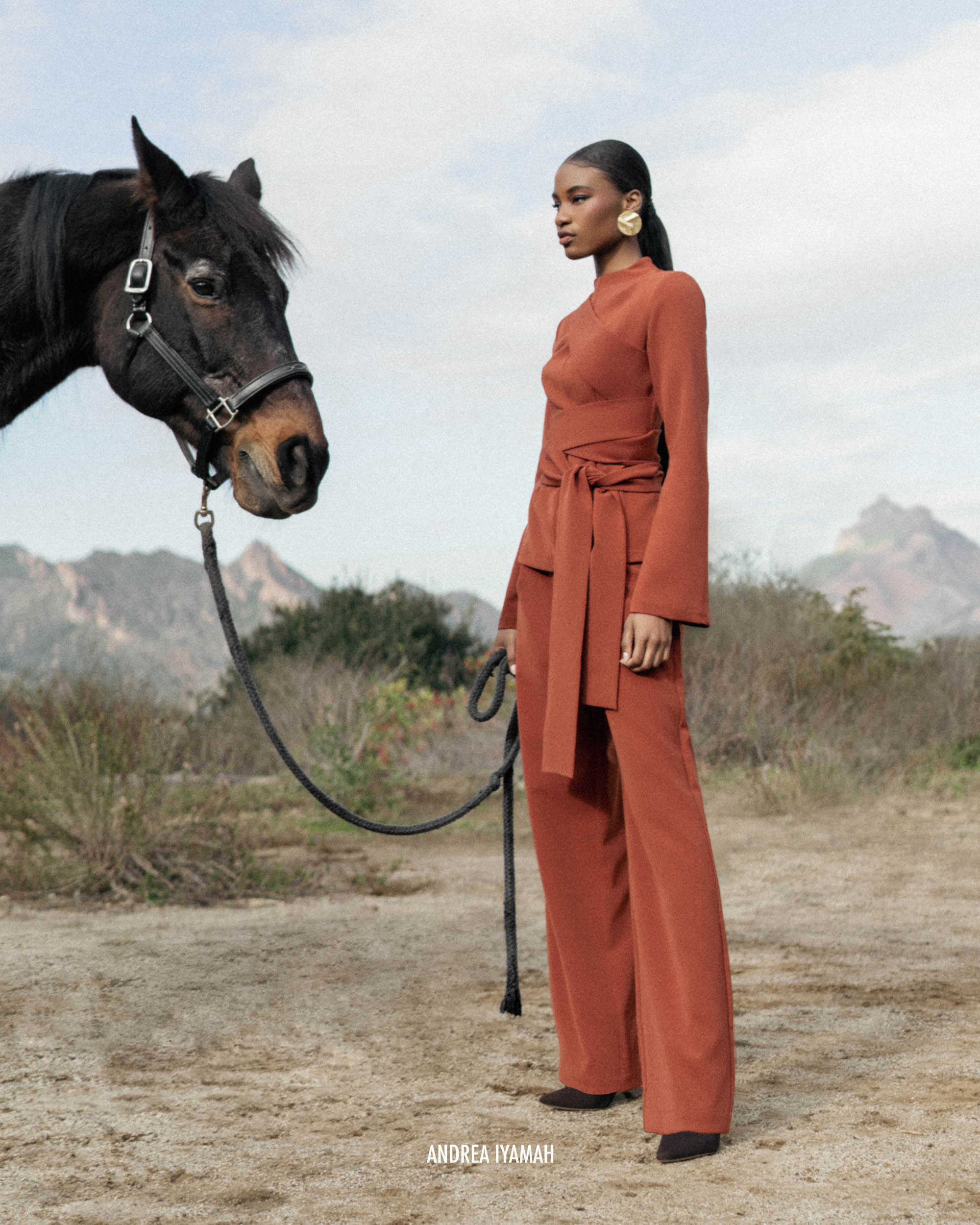 UTA TOP - PUMPKIN made by Andrea Iyamah