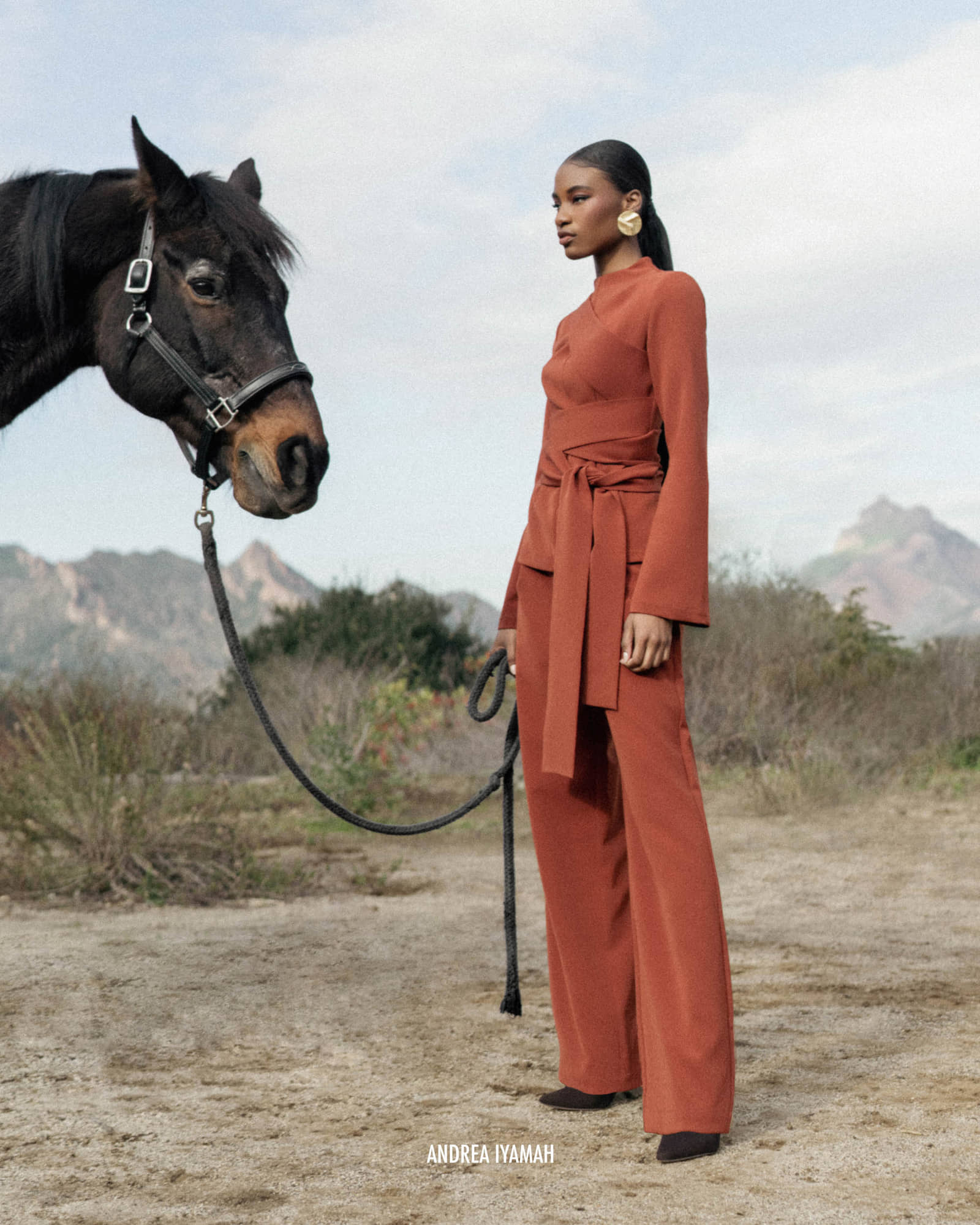 UTA TOP - PUMPKIN made by Andrea Iyamah