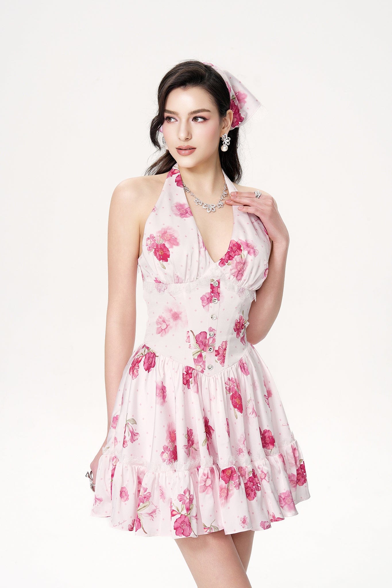 Rosaline Dress (Pink) made by Nana Jacqueline