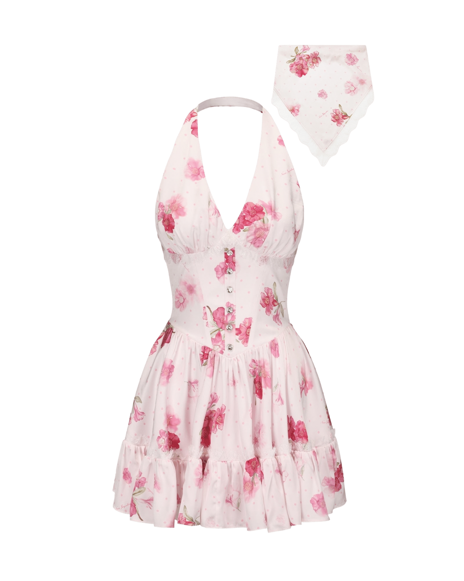 Rosaline Dress (Pink) made by Nana Jacqueline