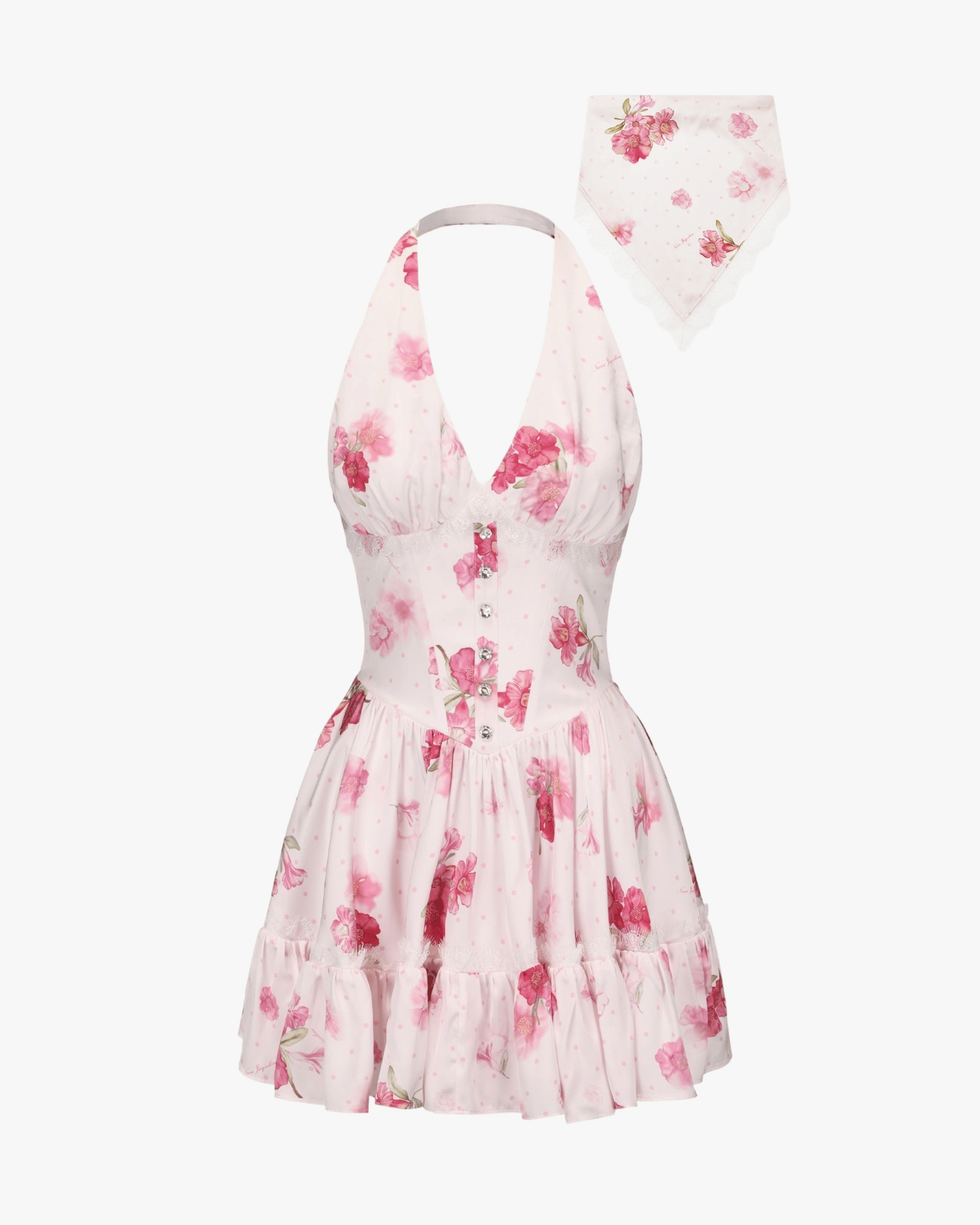 Rosaline Dress (Pink) made by Nana Jacqueline