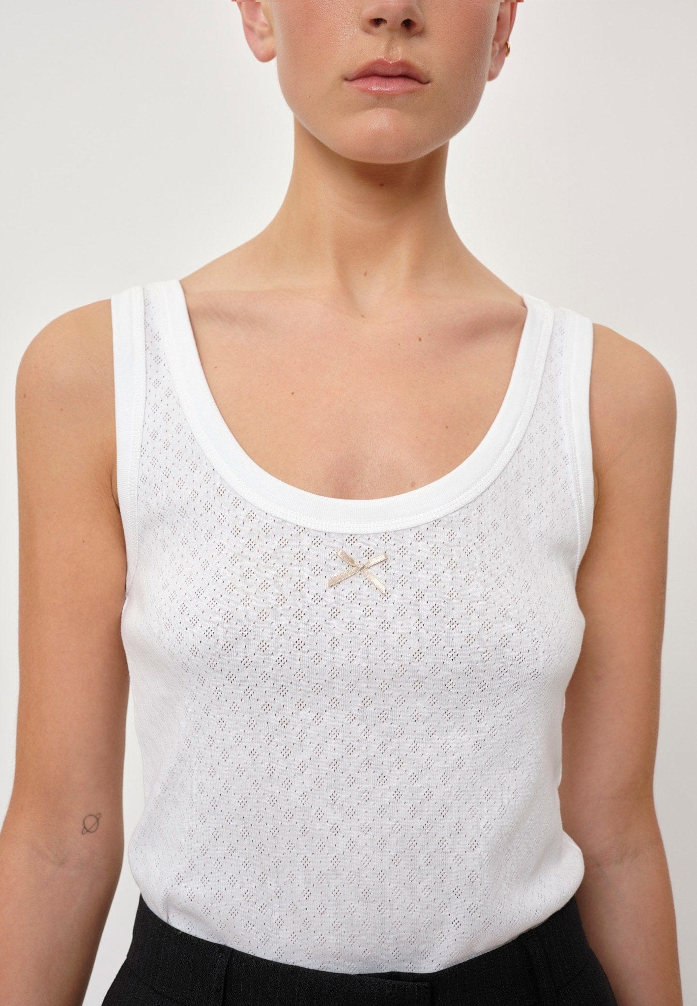Hunter Top - Off White made by HERSKIND