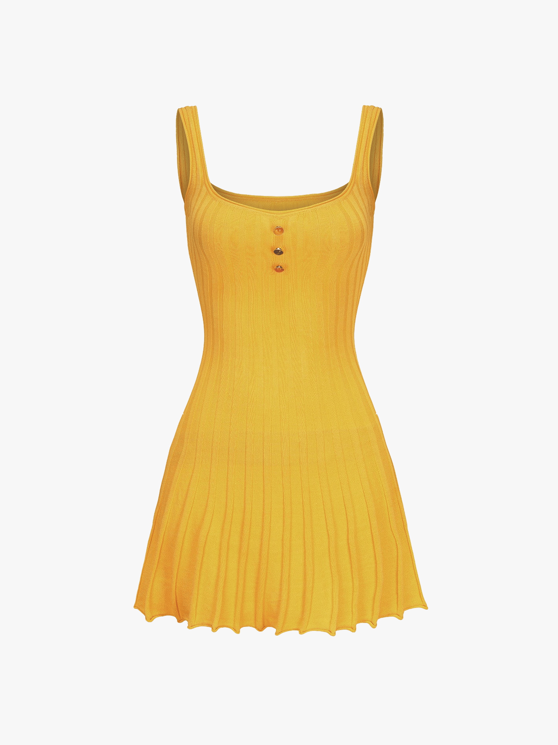 Janelle Knit Dress (Yellow) made by Nana Jacqueline