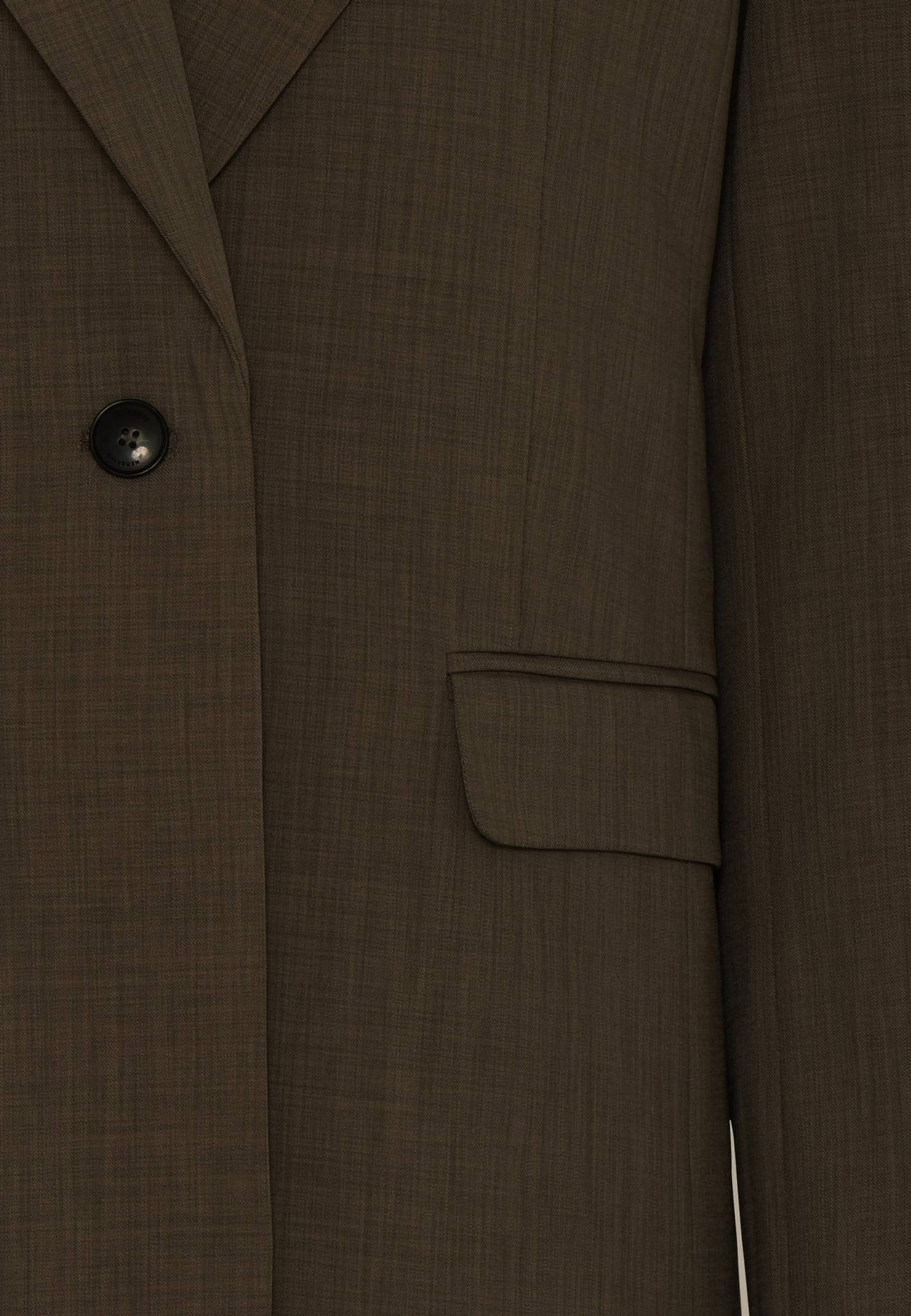 Nat Blazer - Dark Chocolate in Brown made by HERSKIND