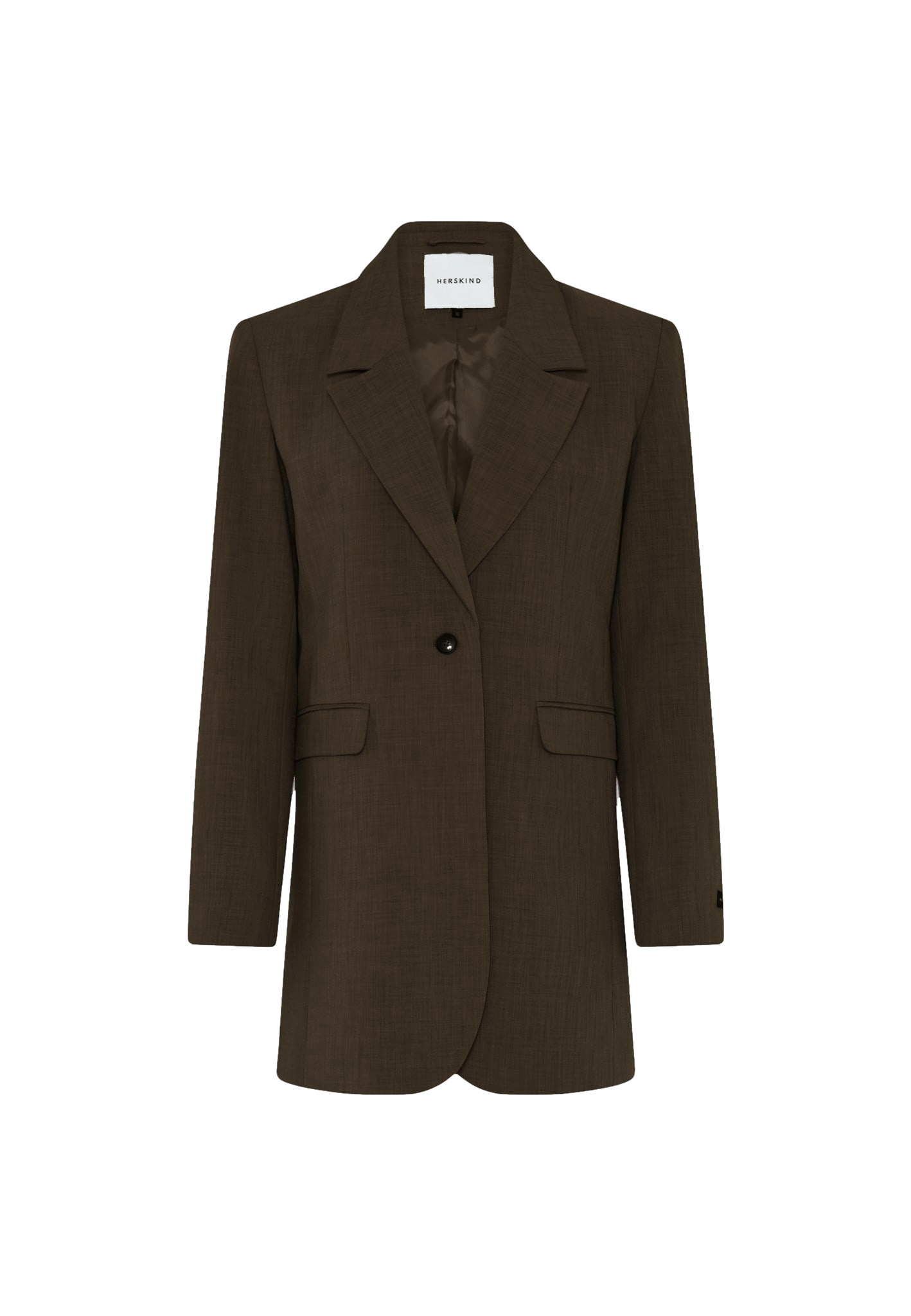 Nat Blazer - Dark Chocolate in Brown made by HERSKIND