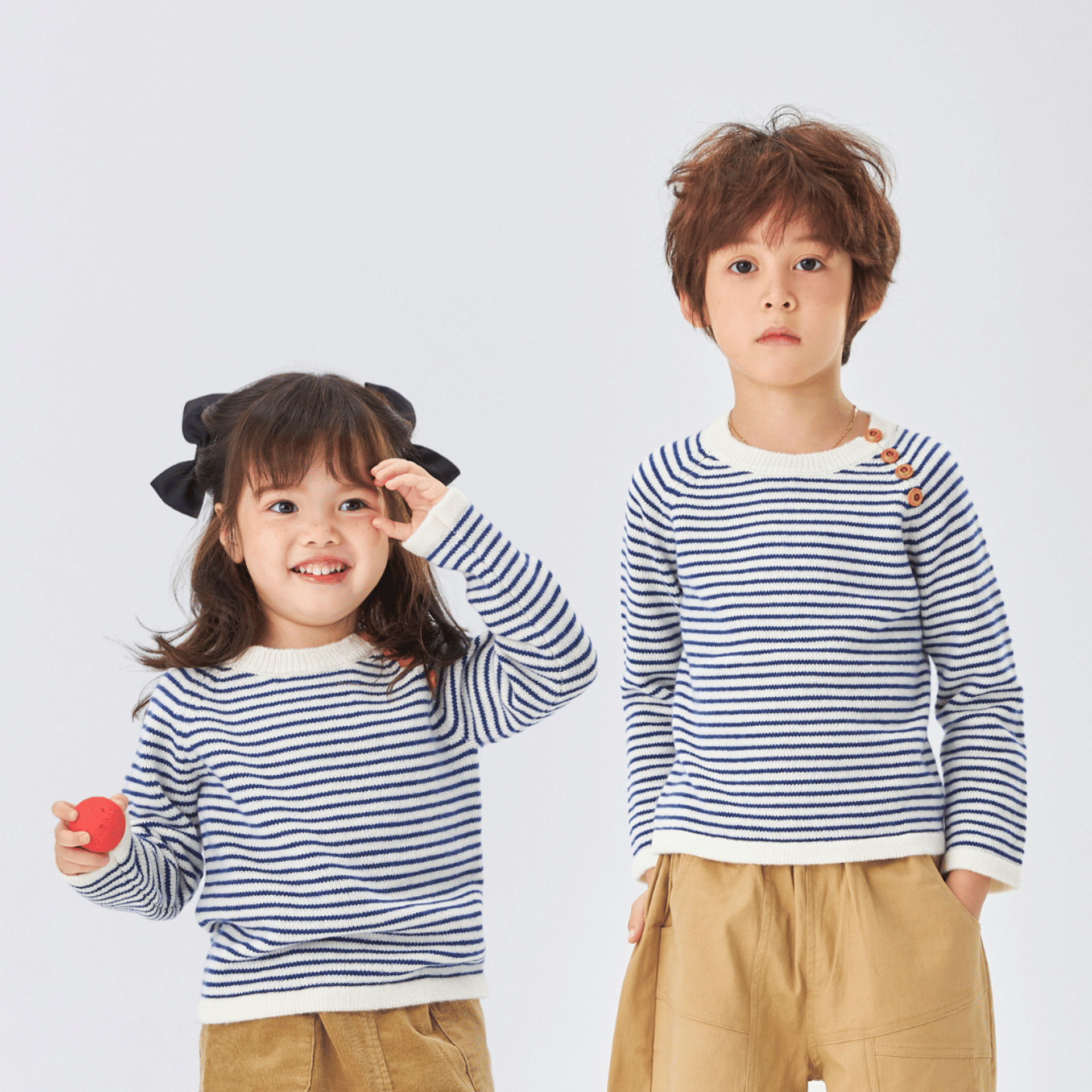 Nautical Navy Blue Striped Merino Wool Jumper made by CozyU