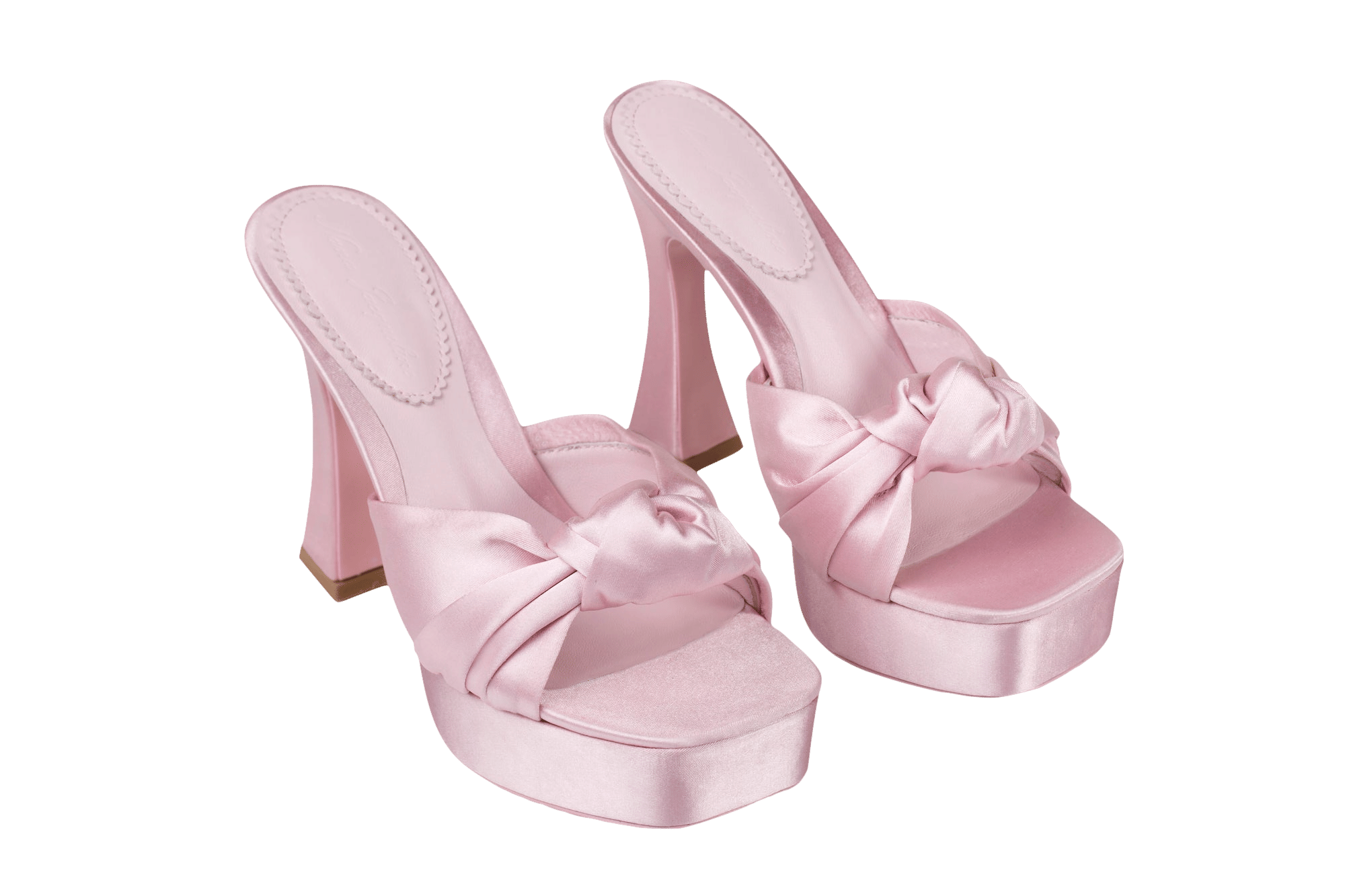 Mara Platform Sandals (Light Pink) in Pink made by Nana Jacqueline
