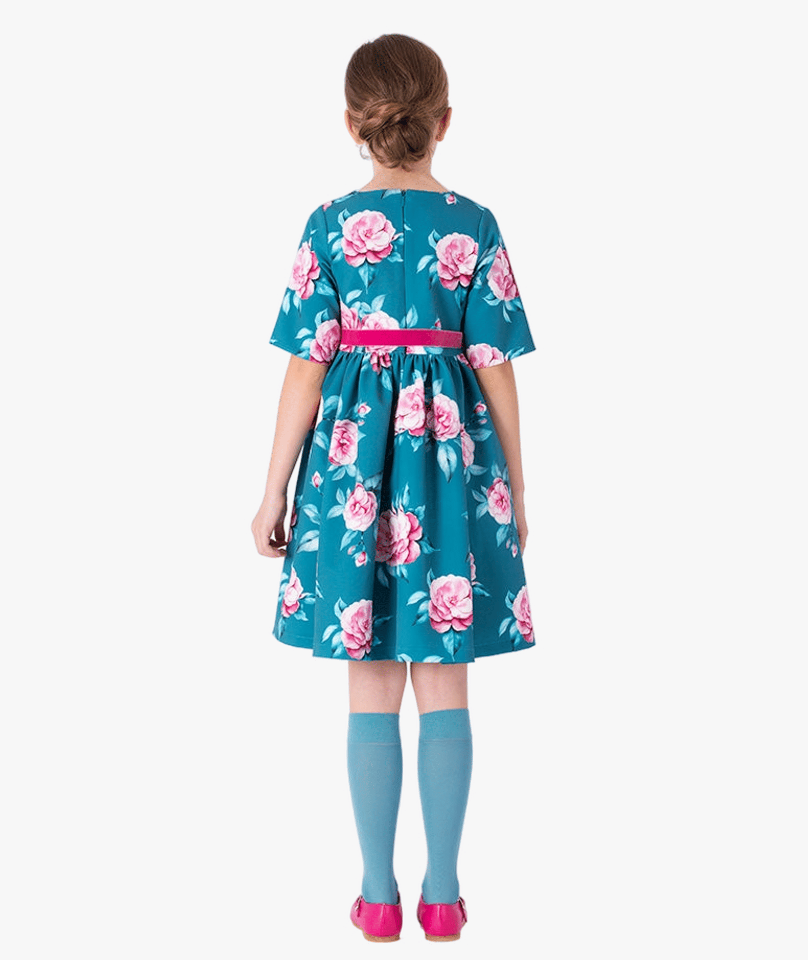 Floral Savaya Girls Dress made by Mama Luma