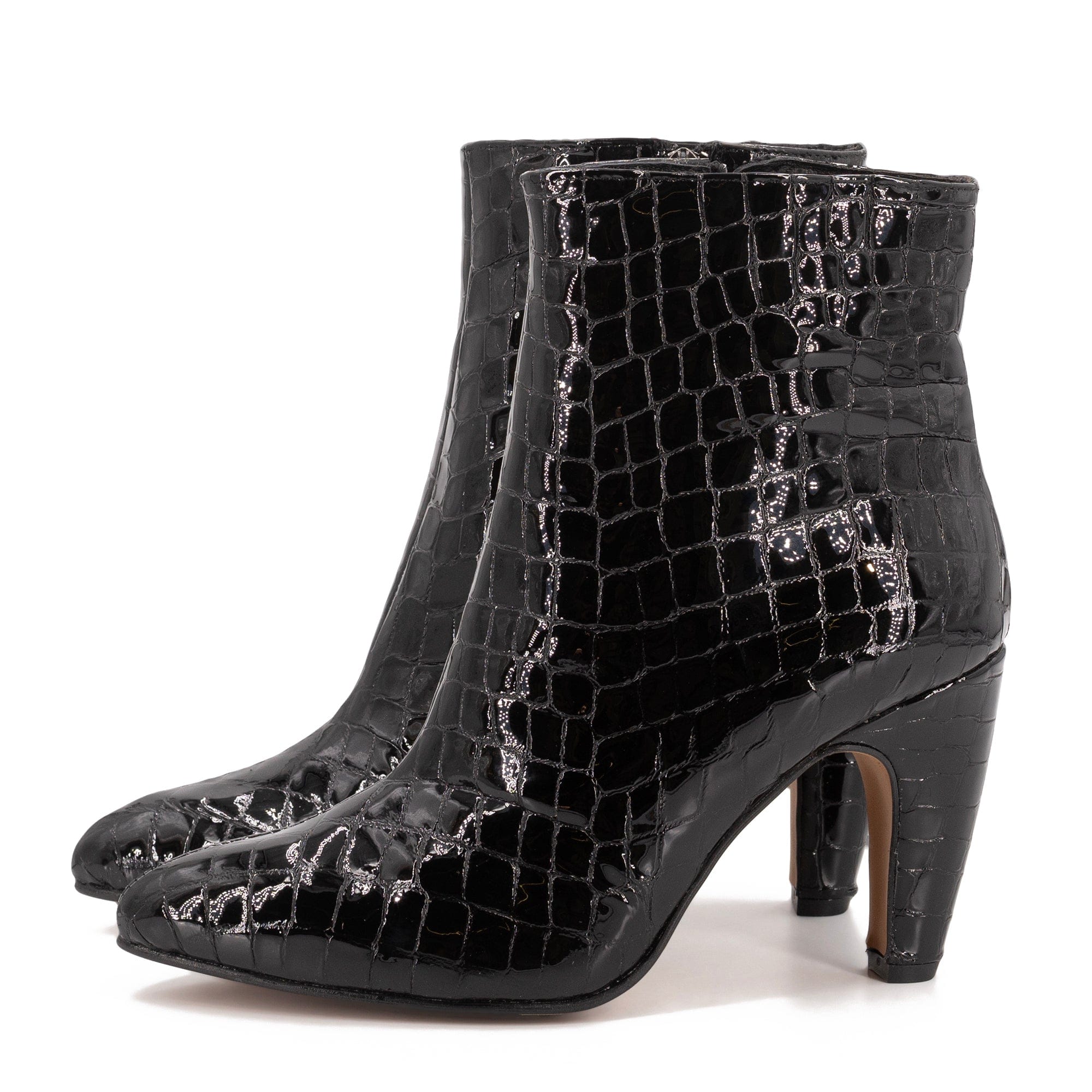 PYTON LEATHER BOOTIES made by Toral