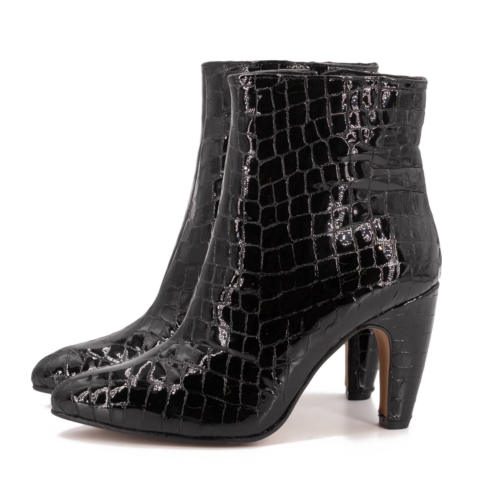 PYTON LEATHER BOOTIES made by Toral