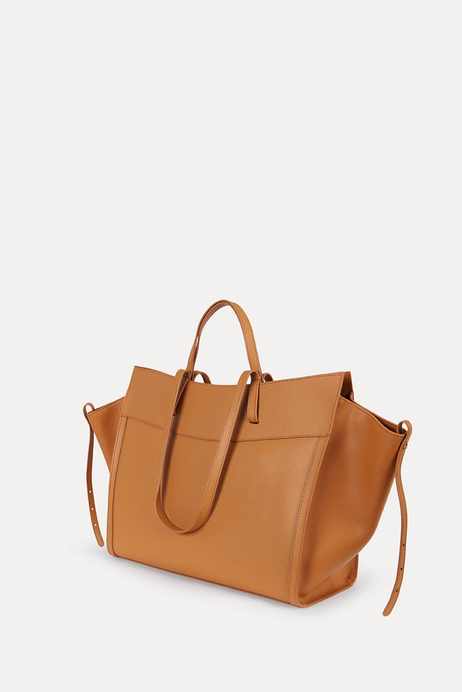 SAONARA SHOPPING CAMEL LEATHER made by Saonara