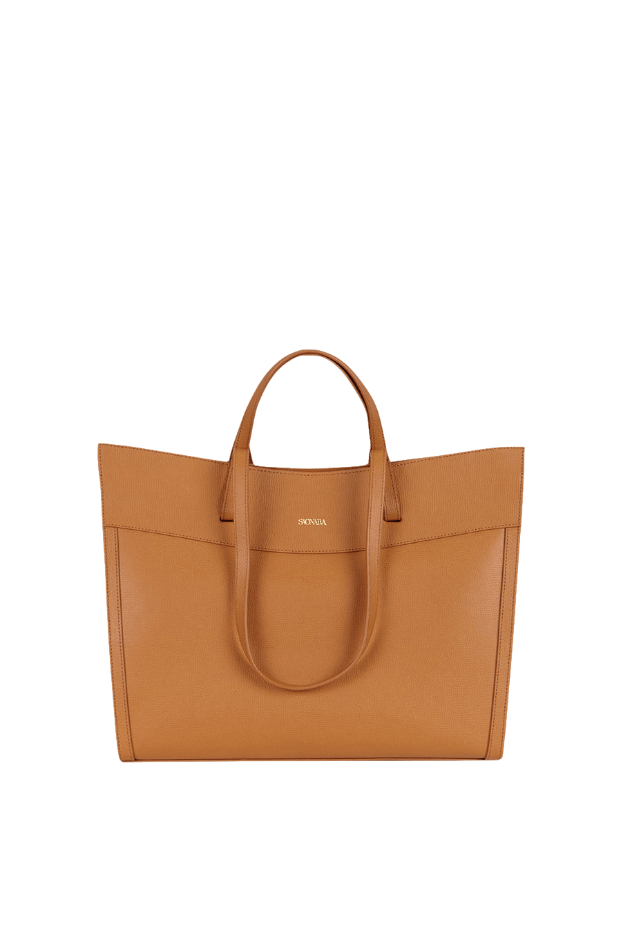 SAONARA SHOPPING CAMEL LEATHER made by Saonara