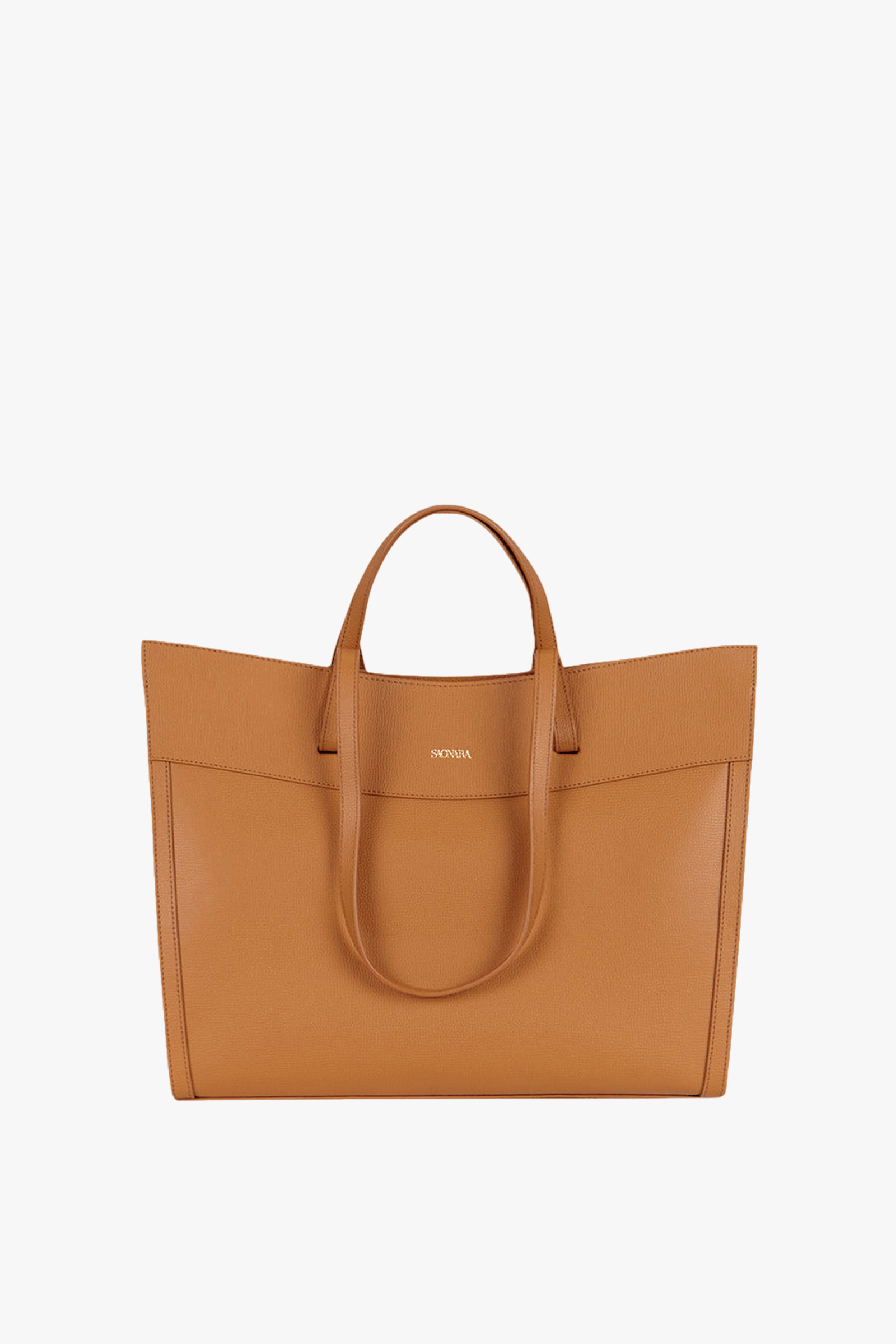 SAONARA SHOPPING CAMEL LEATHER made by Saonara