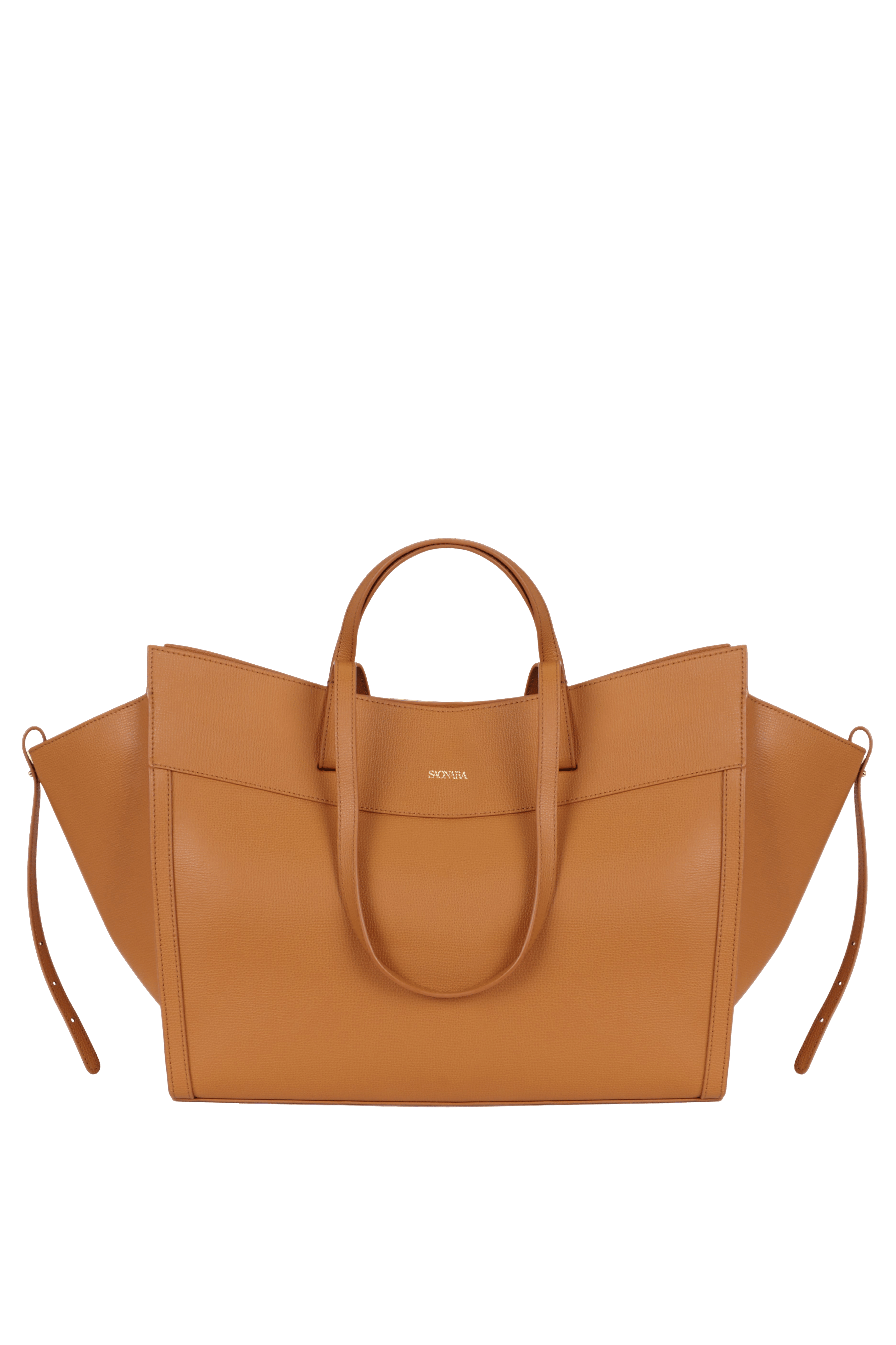 SAONARA SHOPPING CAMEL LEATHER made by Saonara