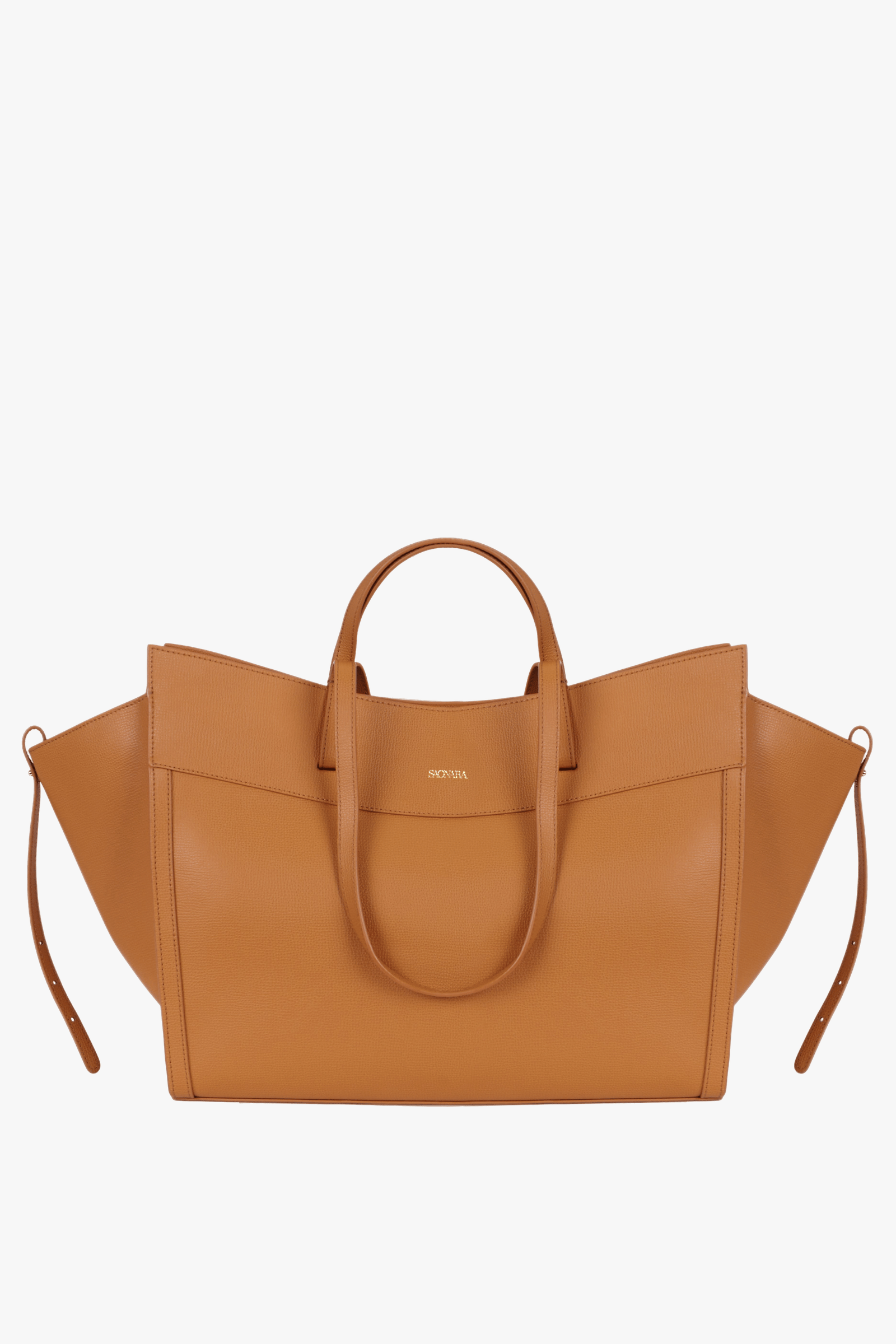 SAONARA SHOPPING CAMEL LEATHER made by Saonara