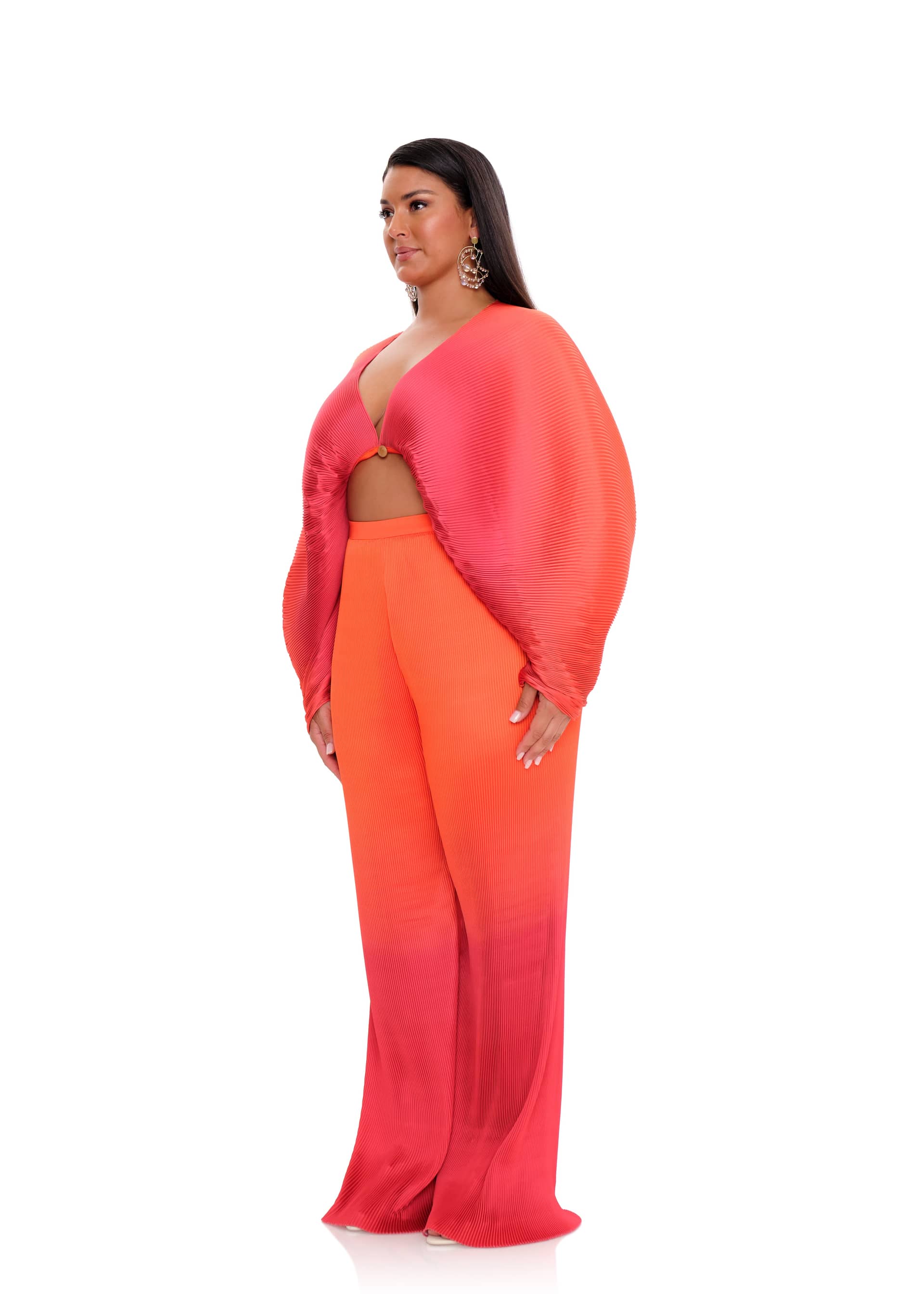 ATTI PLEATED PANTS made by Andrea Iyamah