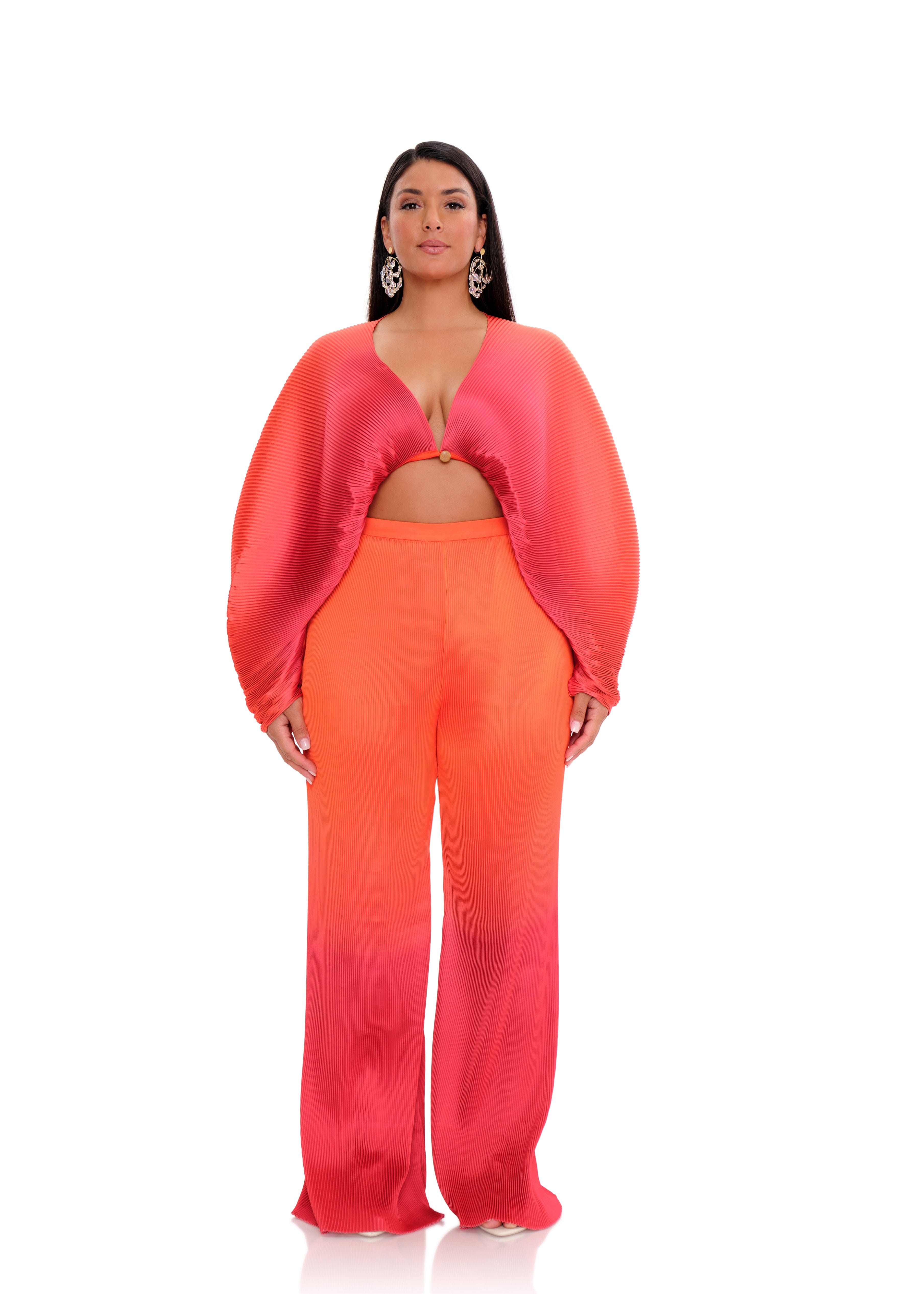 ATTI PLEATED PANTS made by Andrea Iyamah