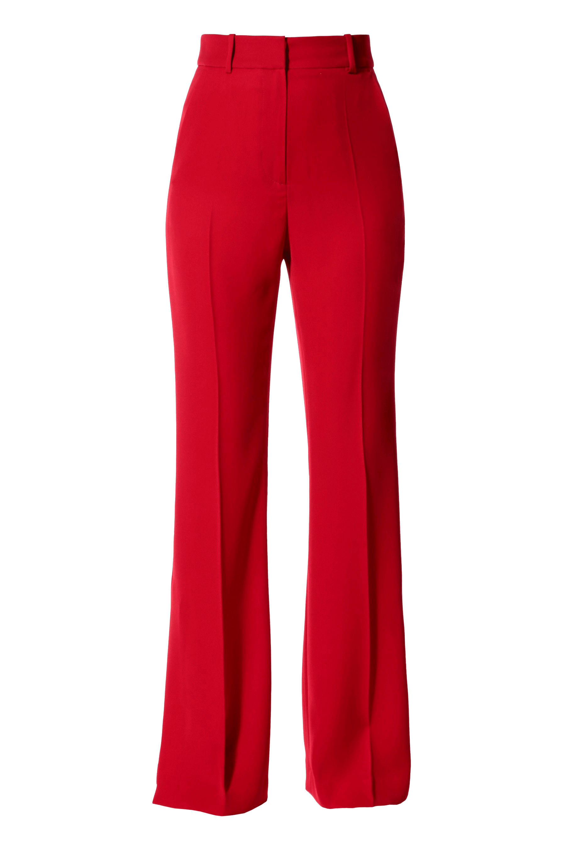 Camilla Ribbon Red Trousers made by HALEWSKI