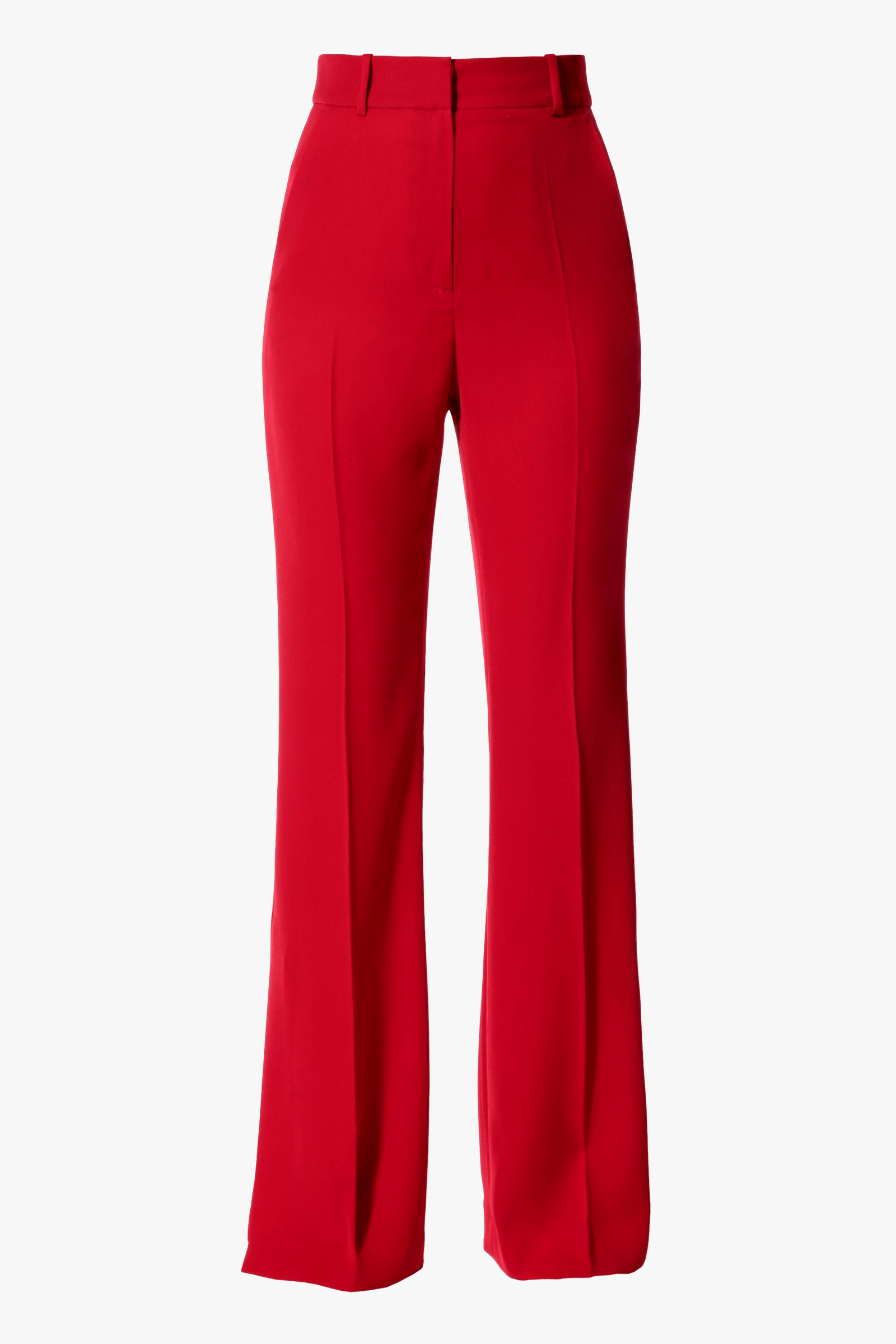 Camilla Ribbon Red Trousers made by HALEWSKI