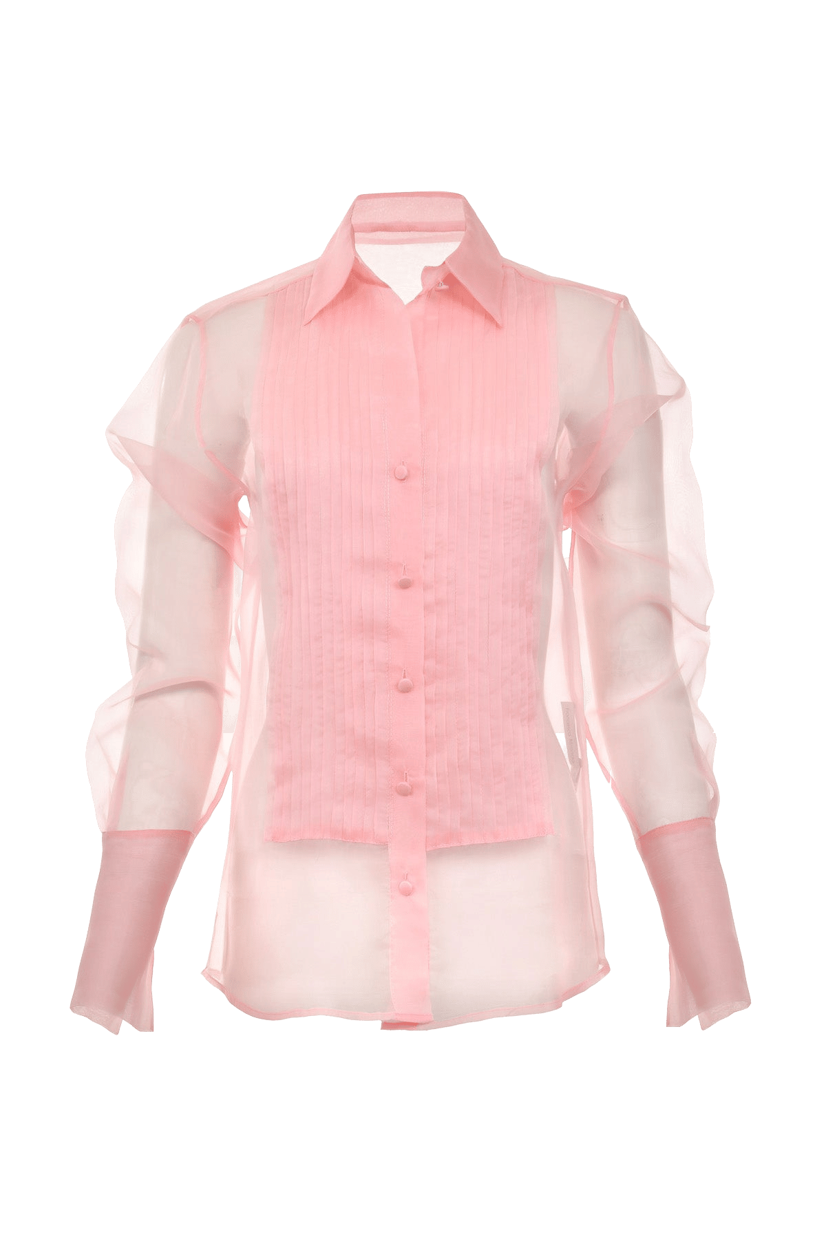 Organza Smoking Pink Blouse made by Francesca Miranda