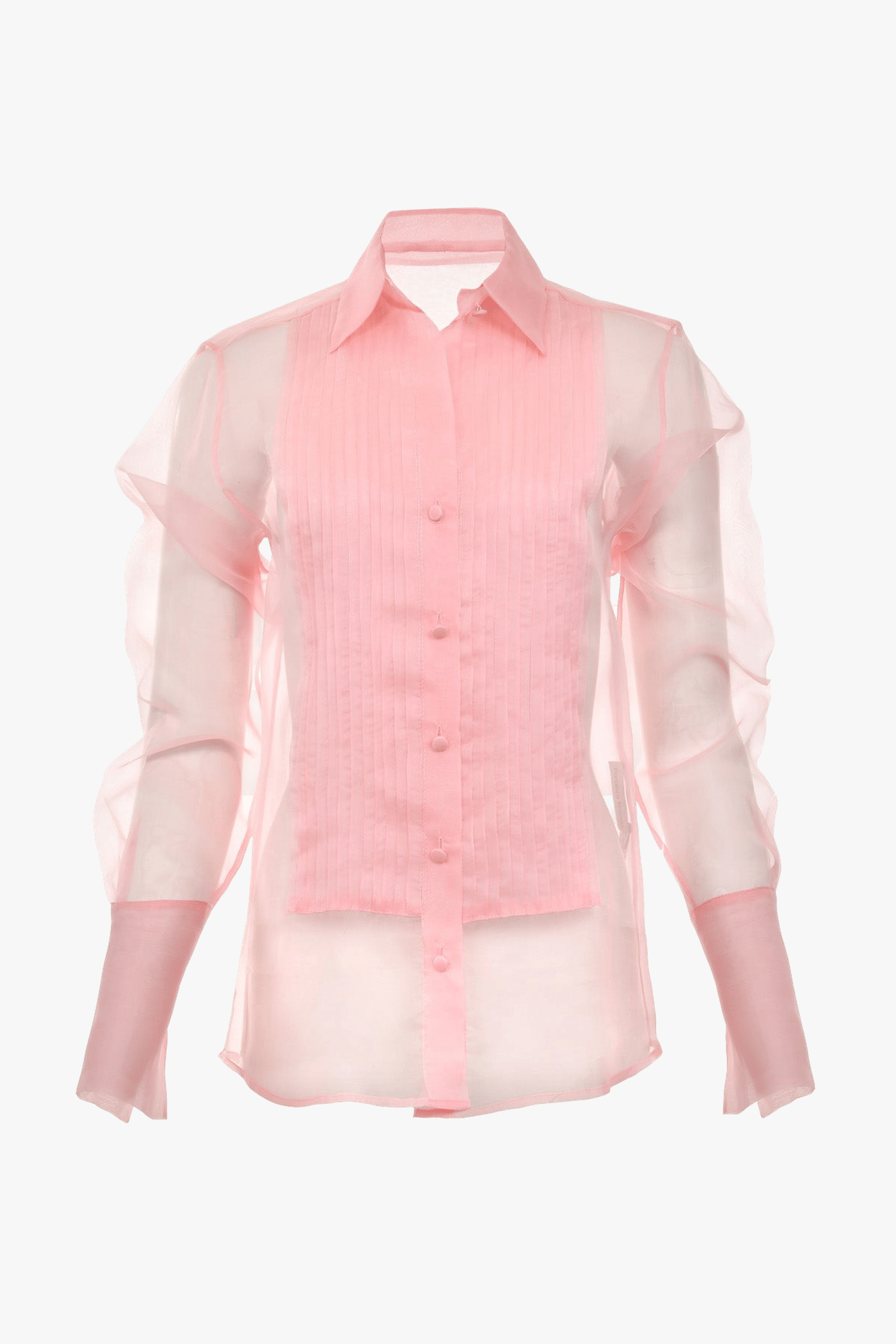 Organza Smoking Pink Blouse made by Francesca Miranda