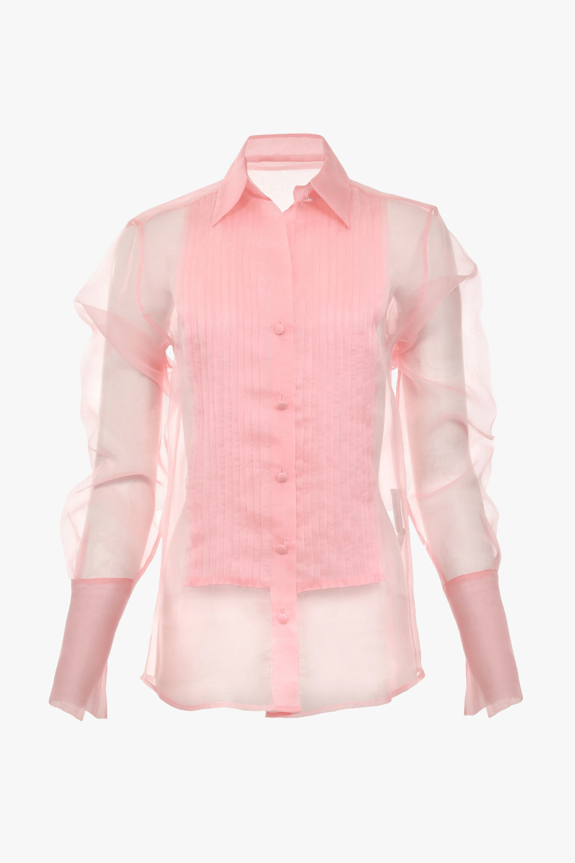 Organza Smoking Pink Blouse made by Francesca Miranda