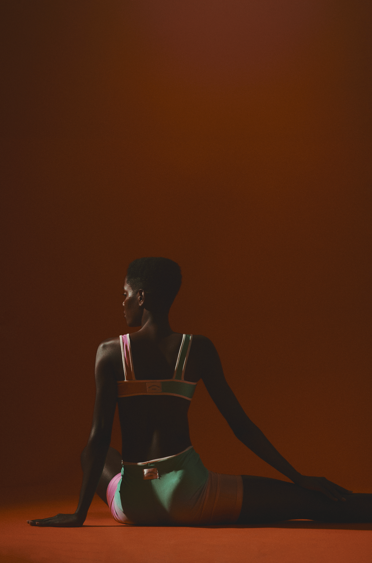 Heather Active Bottom in Multi color made by BAOBAB