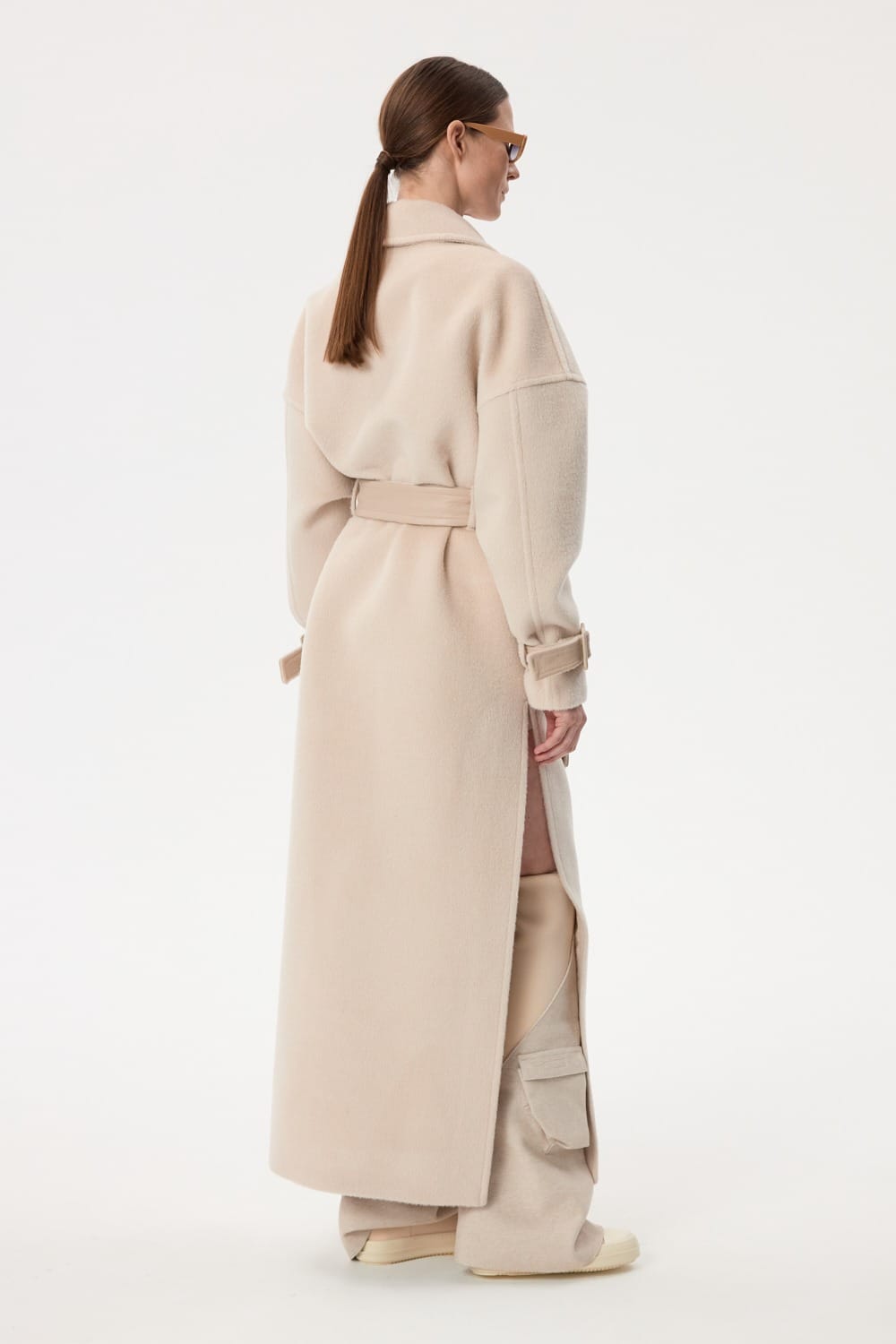 Long Alpaca Coat made by YAVORSKA