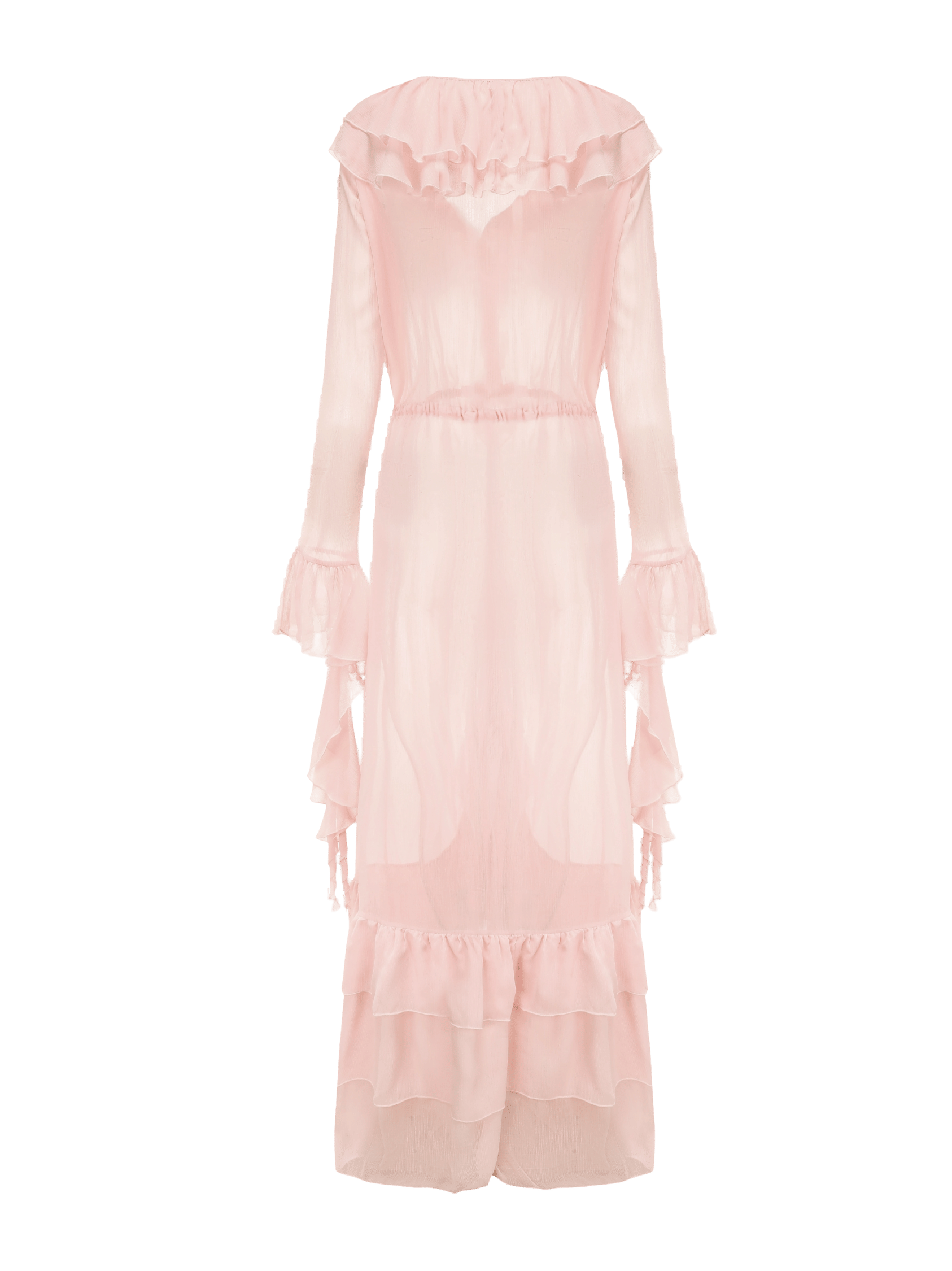 Brielle Chiffon Cardigan (Final Sale) in Pink made by Nana Jacqueline