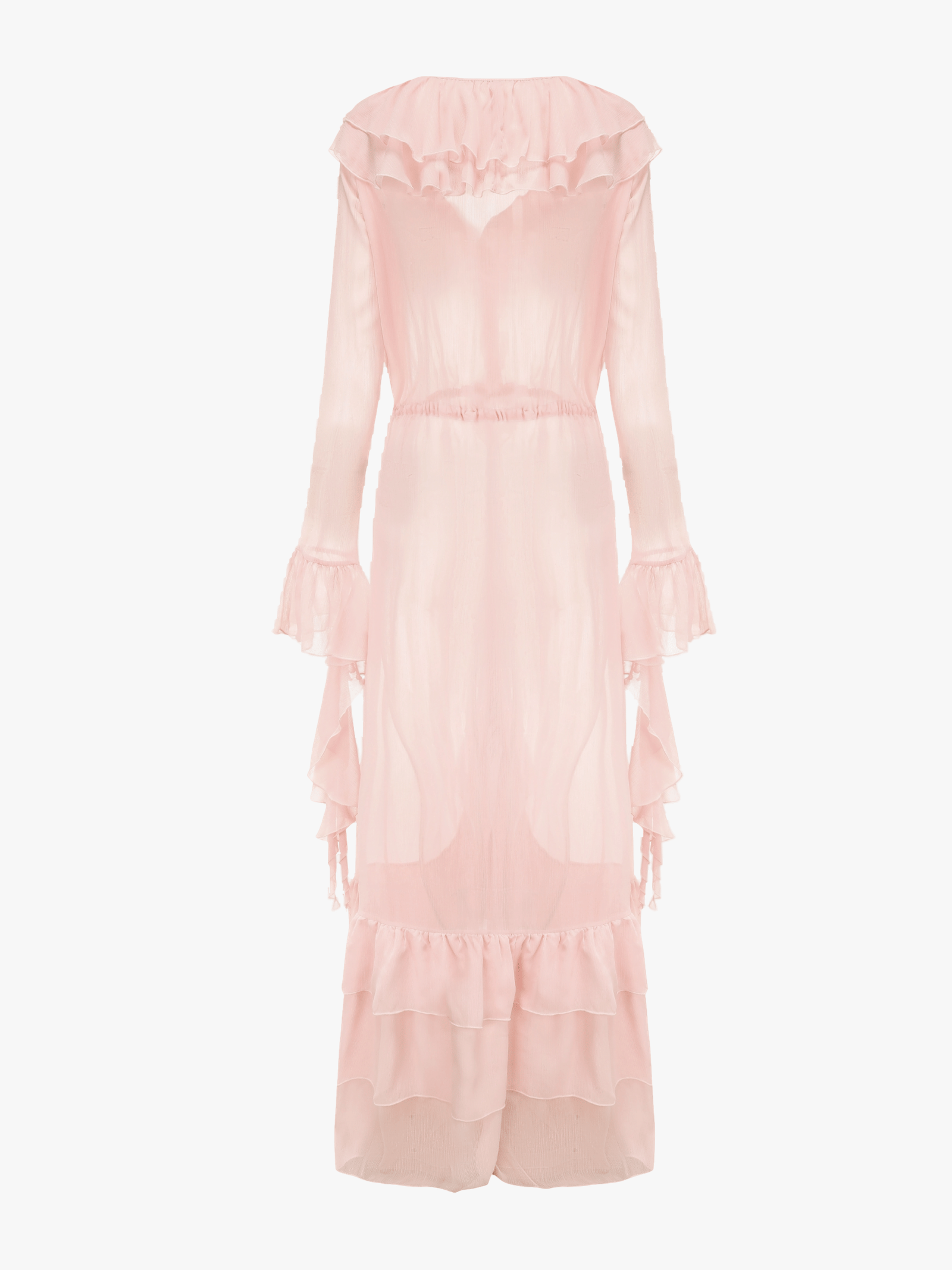 Brielle Chiffon Cardigan (Final Sale) in Pink made by Nana Jacqueline