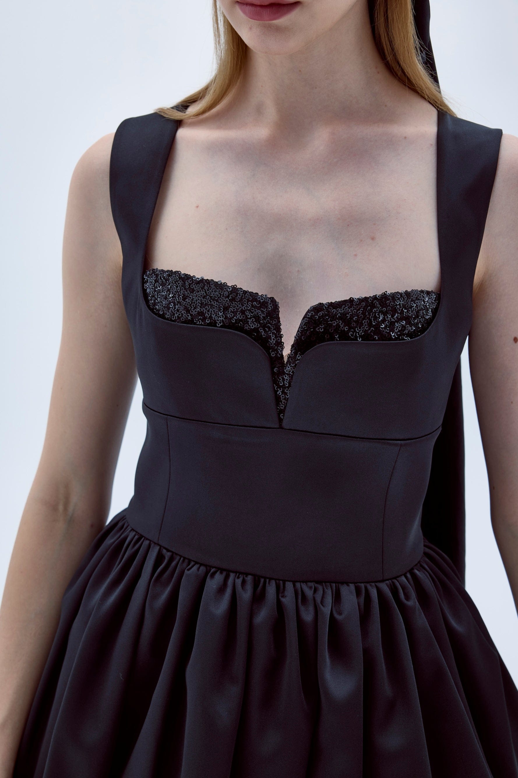 LEANNE DRESS IN BLACK made by Nazli Ceren