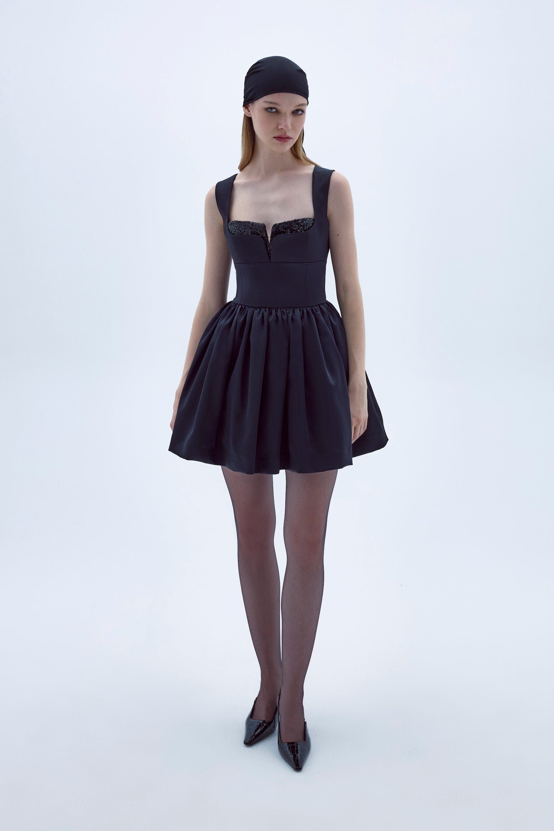 LEANNE DRESS IN BLACK made by Nazli Ceren