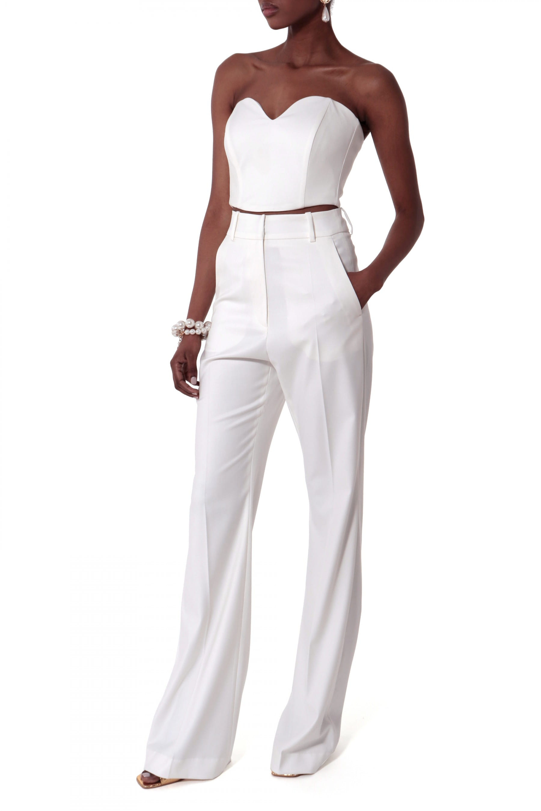 Corset Lara Off White made by HALEWSKI