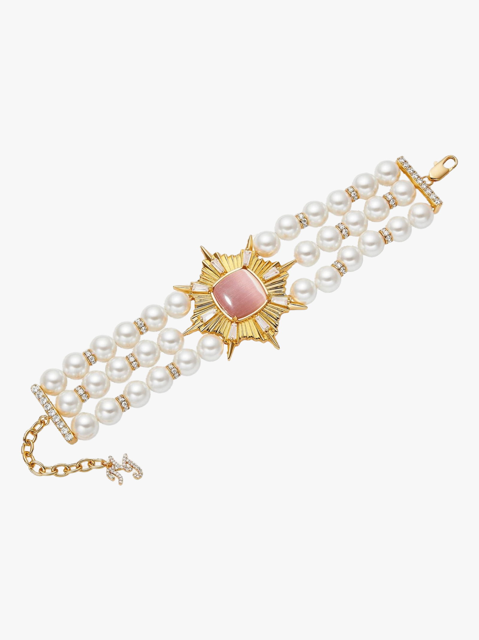 Felicty Pearl Bracelet in White made by Nana Jacqueline
