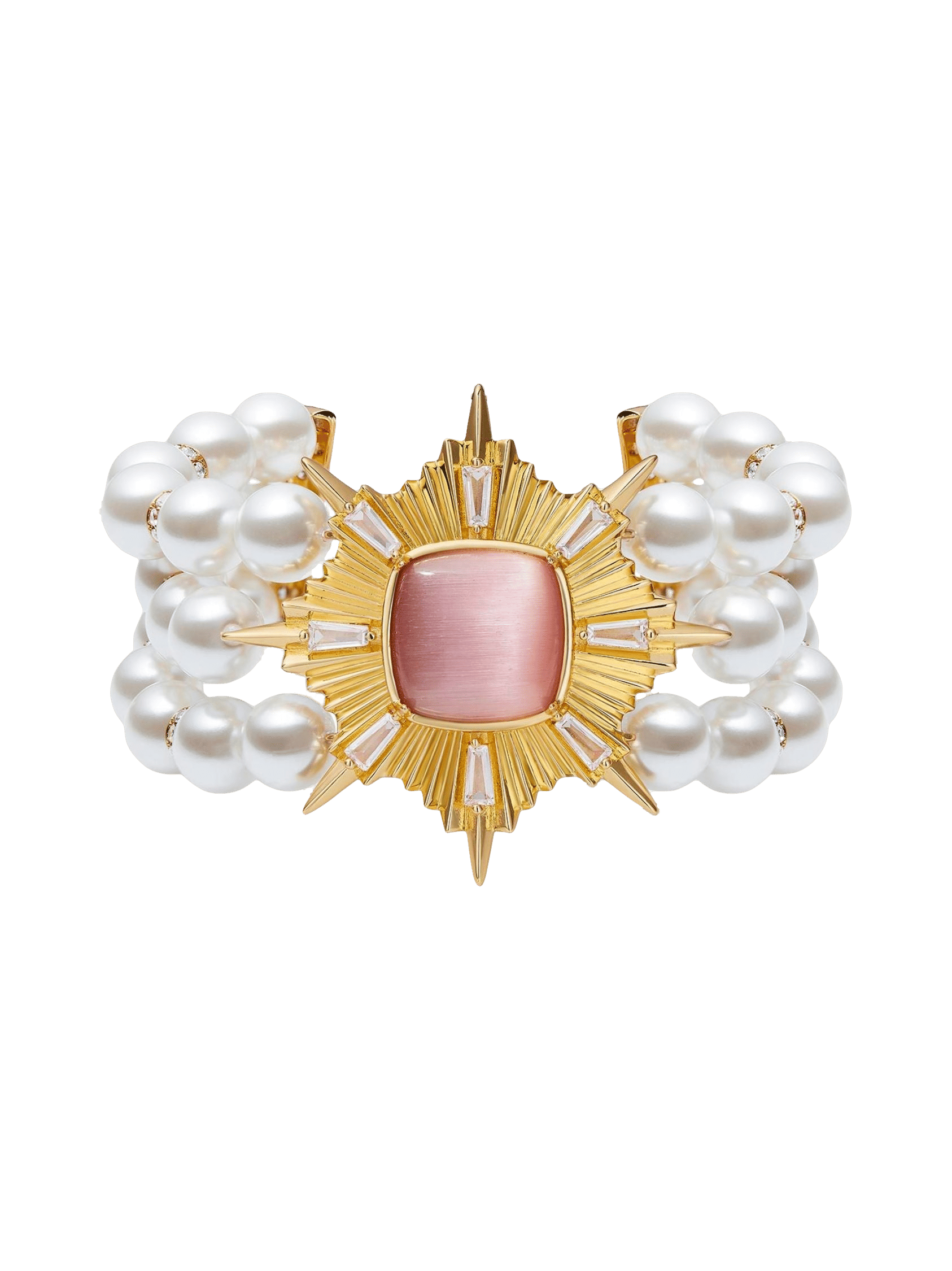 Felicty Pearl Bracelet in White made by Nana Jacqueline