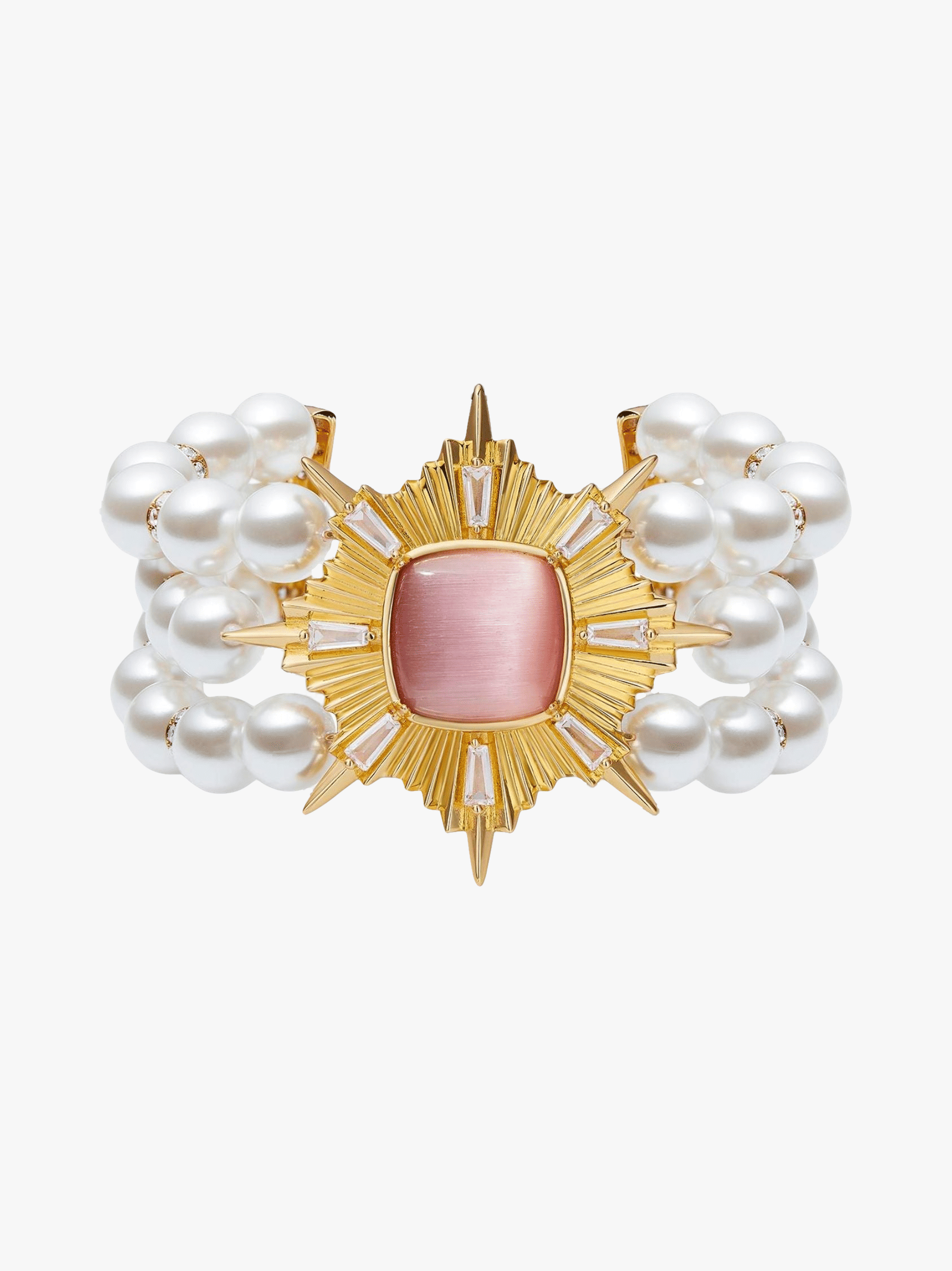 Felicty Pearl Bracelet in White made by Nana Jacqueline