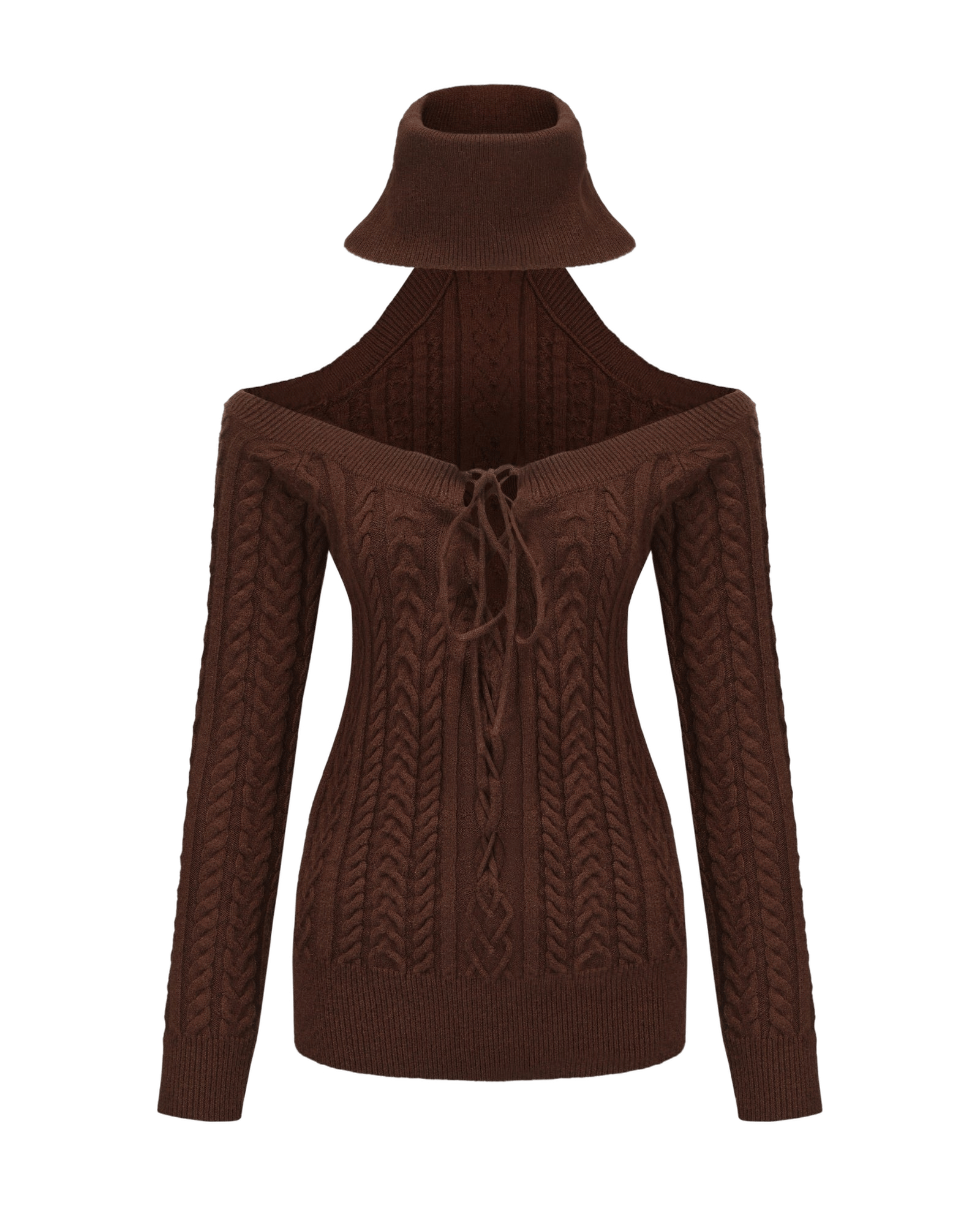 Margo Knit Dress (Brown) made by Nana Jacqueline