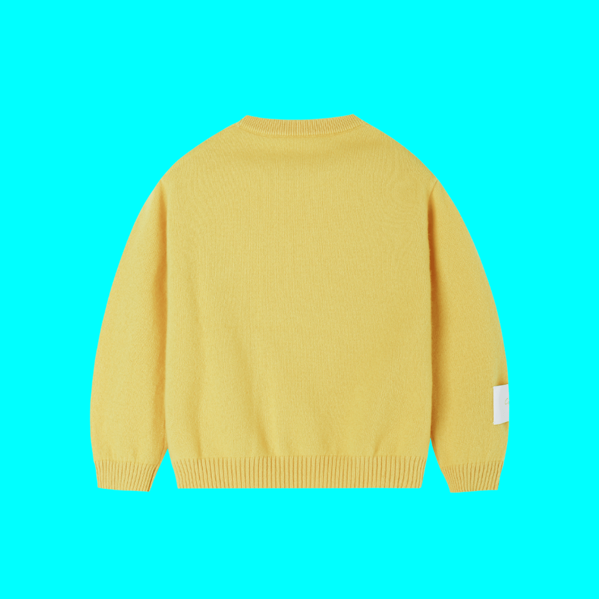 Essential Baby Cashmere Jumper | Sunbeam Yellow made by CozyU