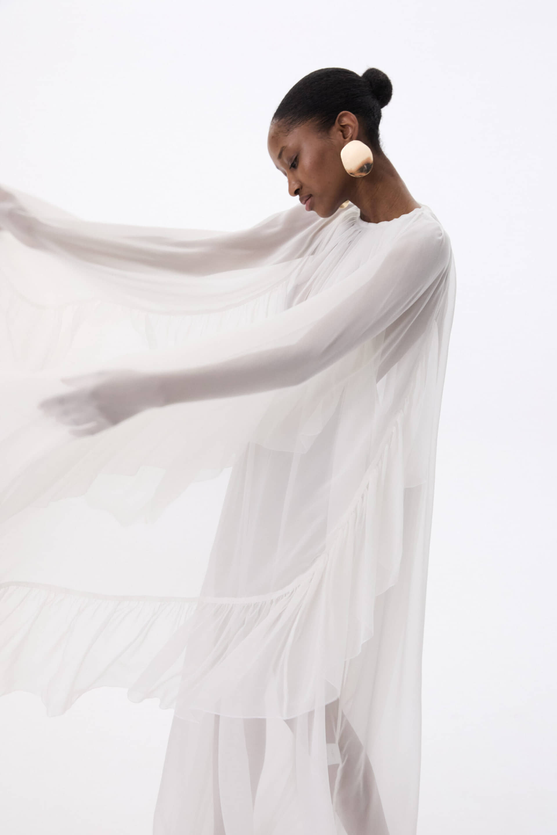 Long Dress With Train made by YAVORSKA