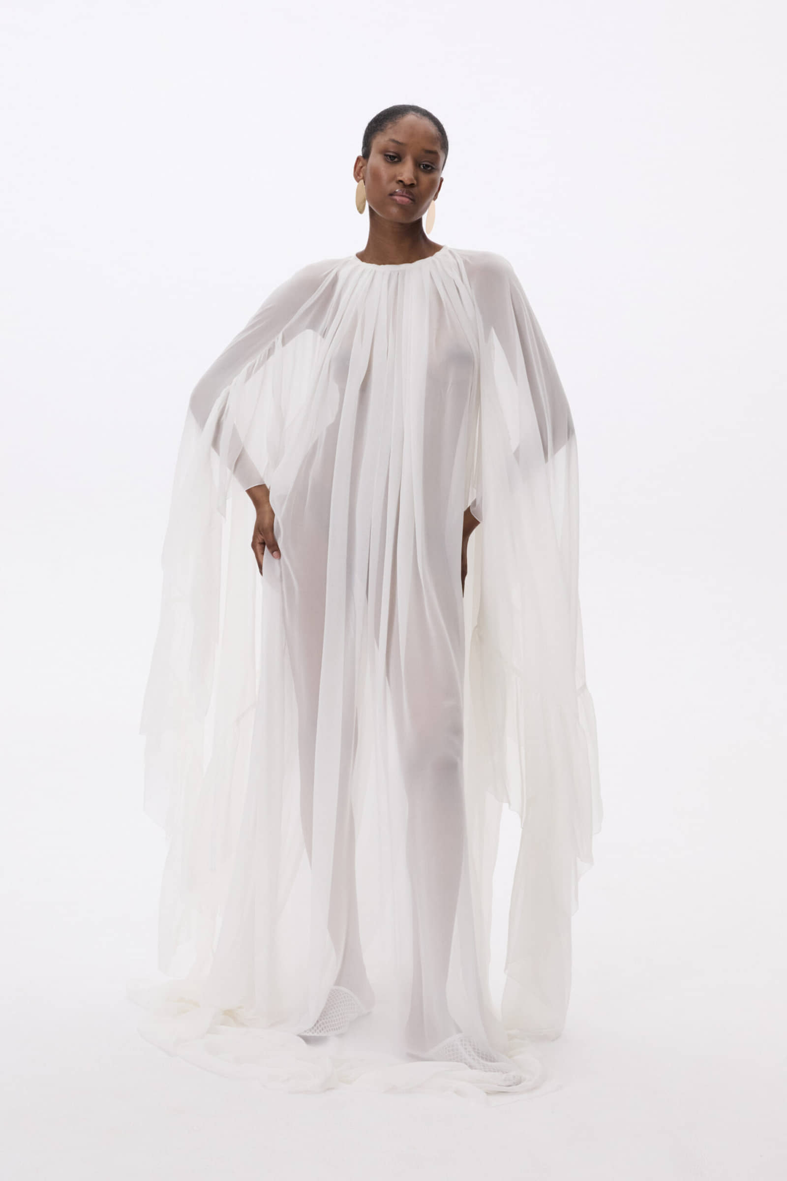 Long Dress With Train made by YAVORSKA