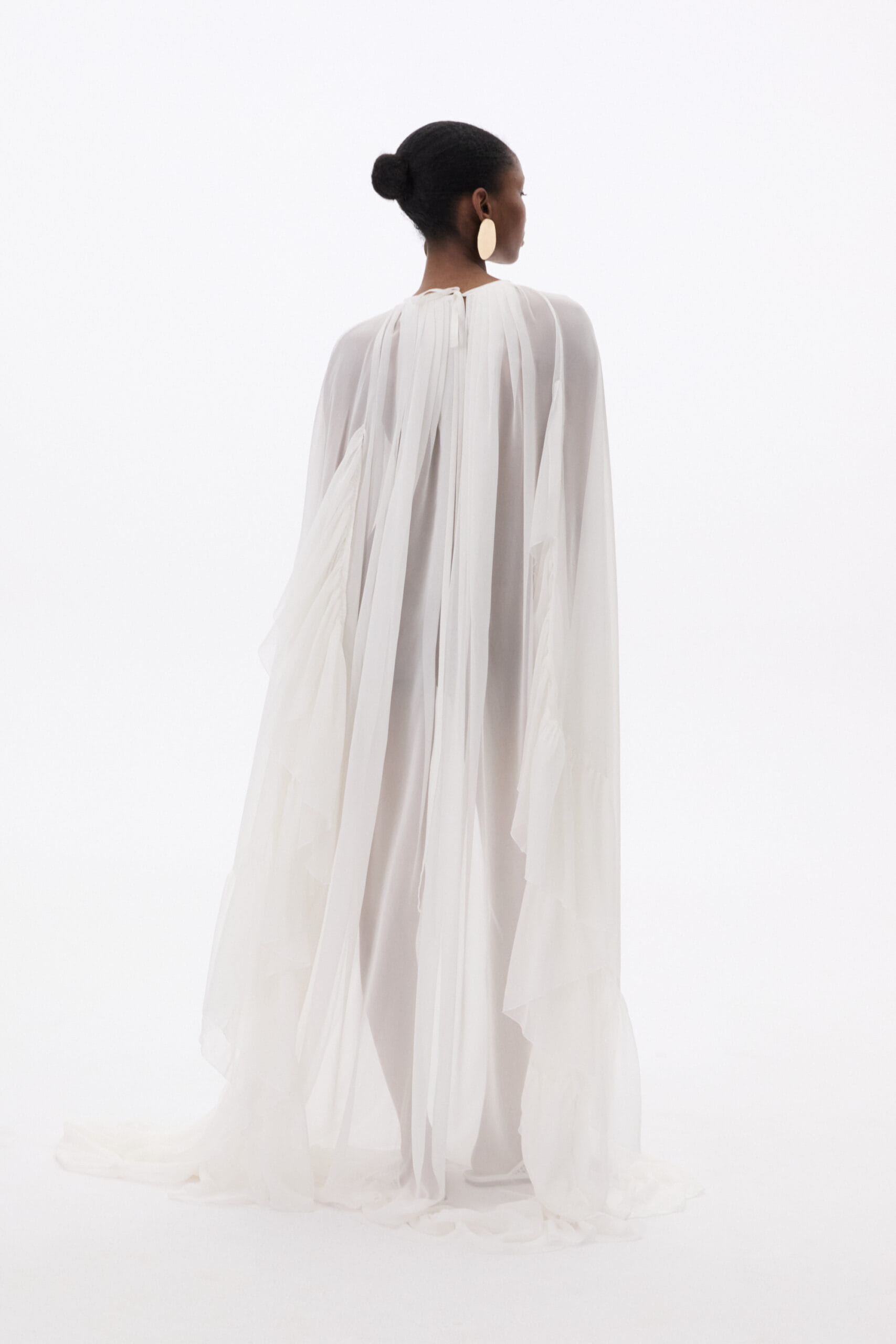 Long Dress With Train made by YAVORSKA