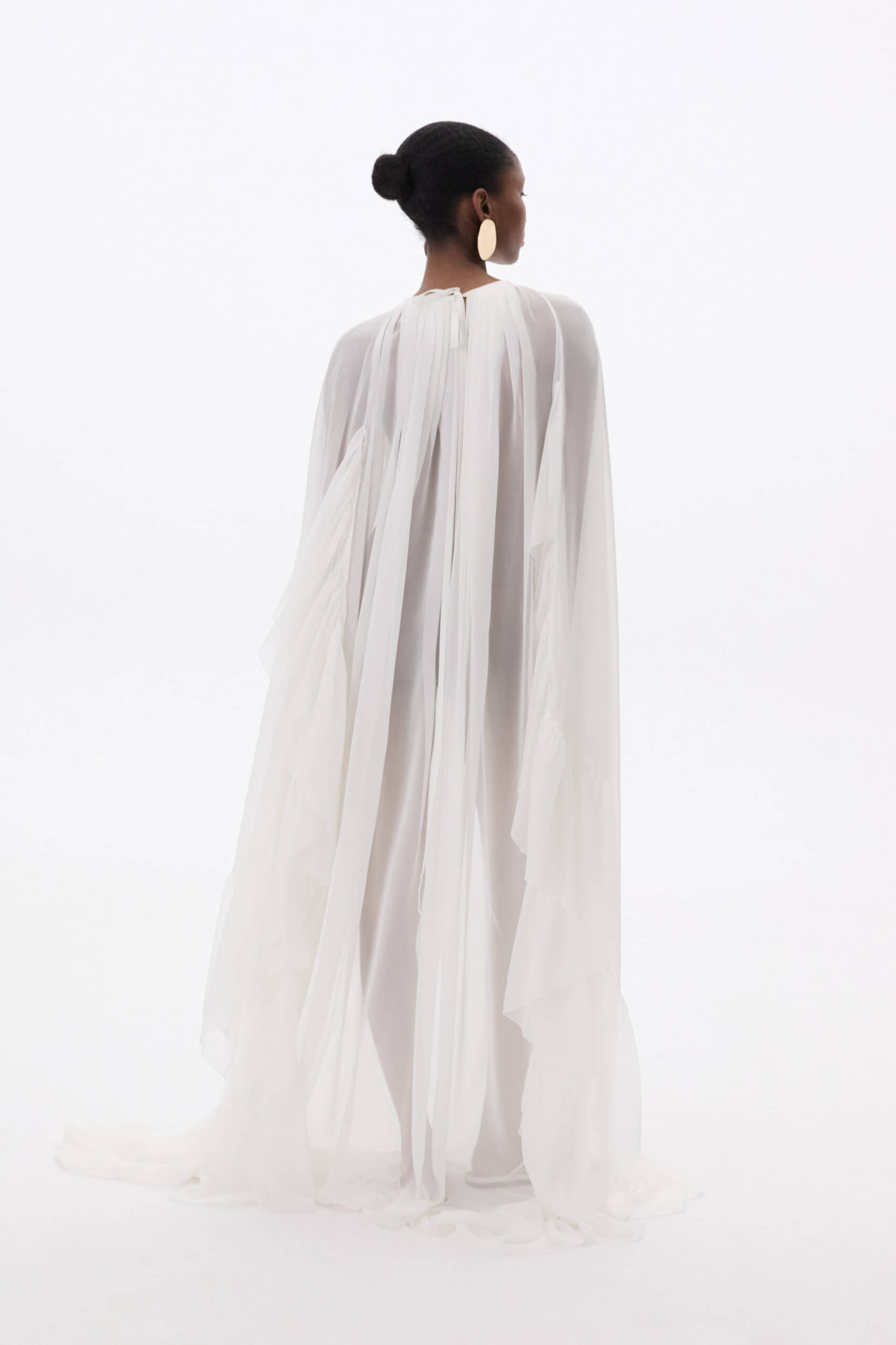 Long Dress With Train made by YAVORSKA