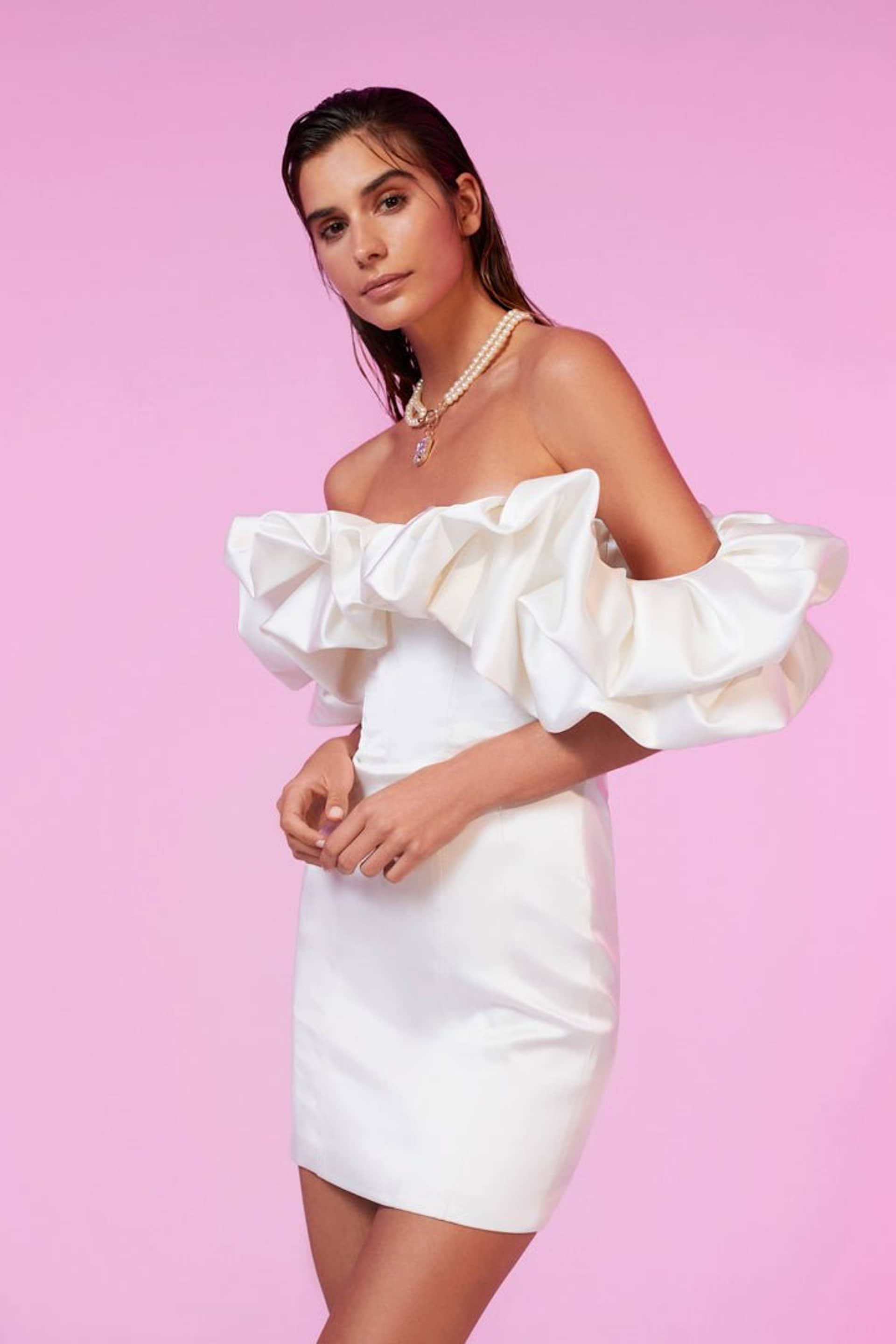 Vieanna Dress - White in White made by Gigii's