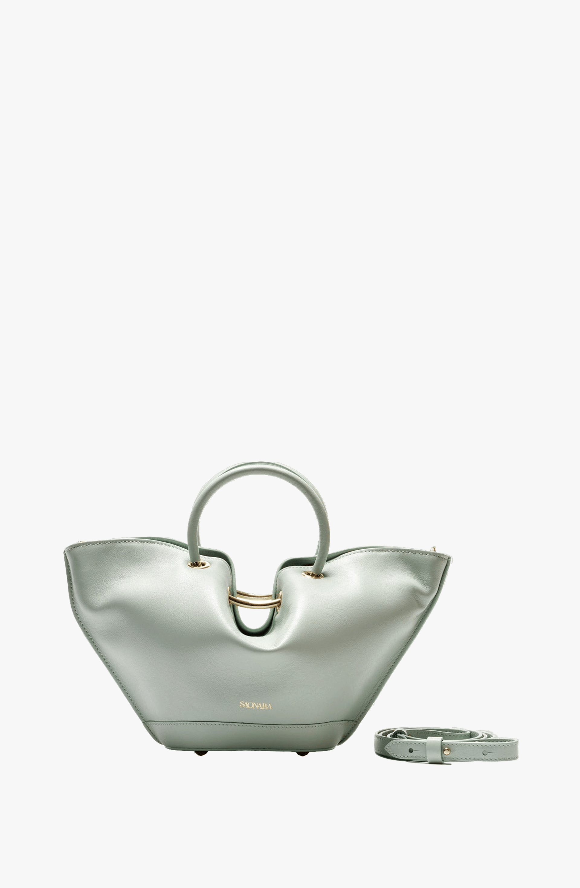 SAONARA MINI JADE LEATHER BAG made by Saonara