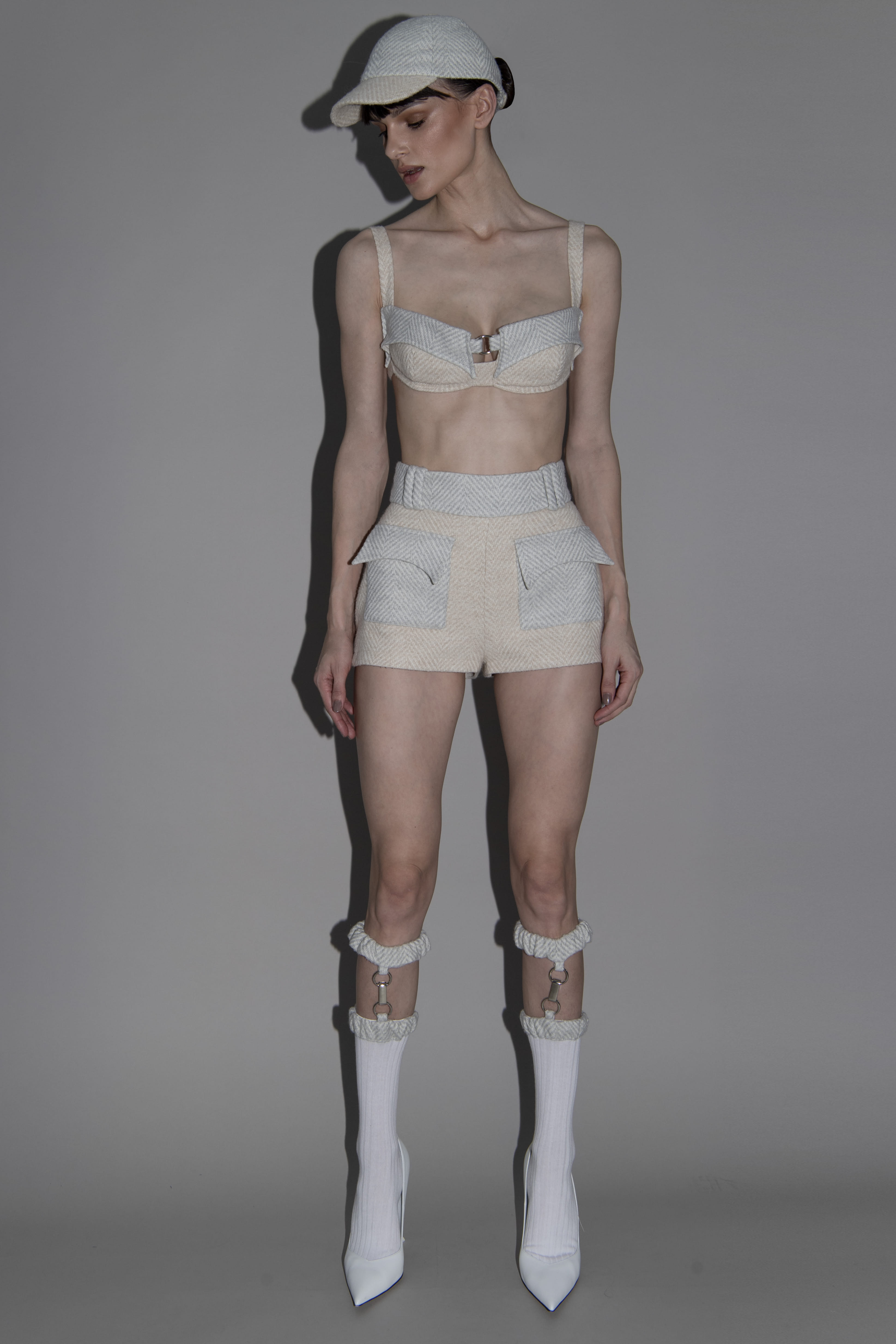 ALPACA RING TOP in Beige made by Vestiaire d'un Oiseau Libre