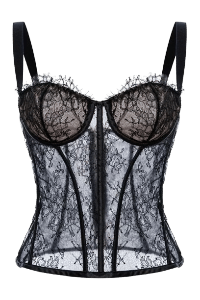 Aureliana Iconic Black Chantilly Lace made by Aureliana